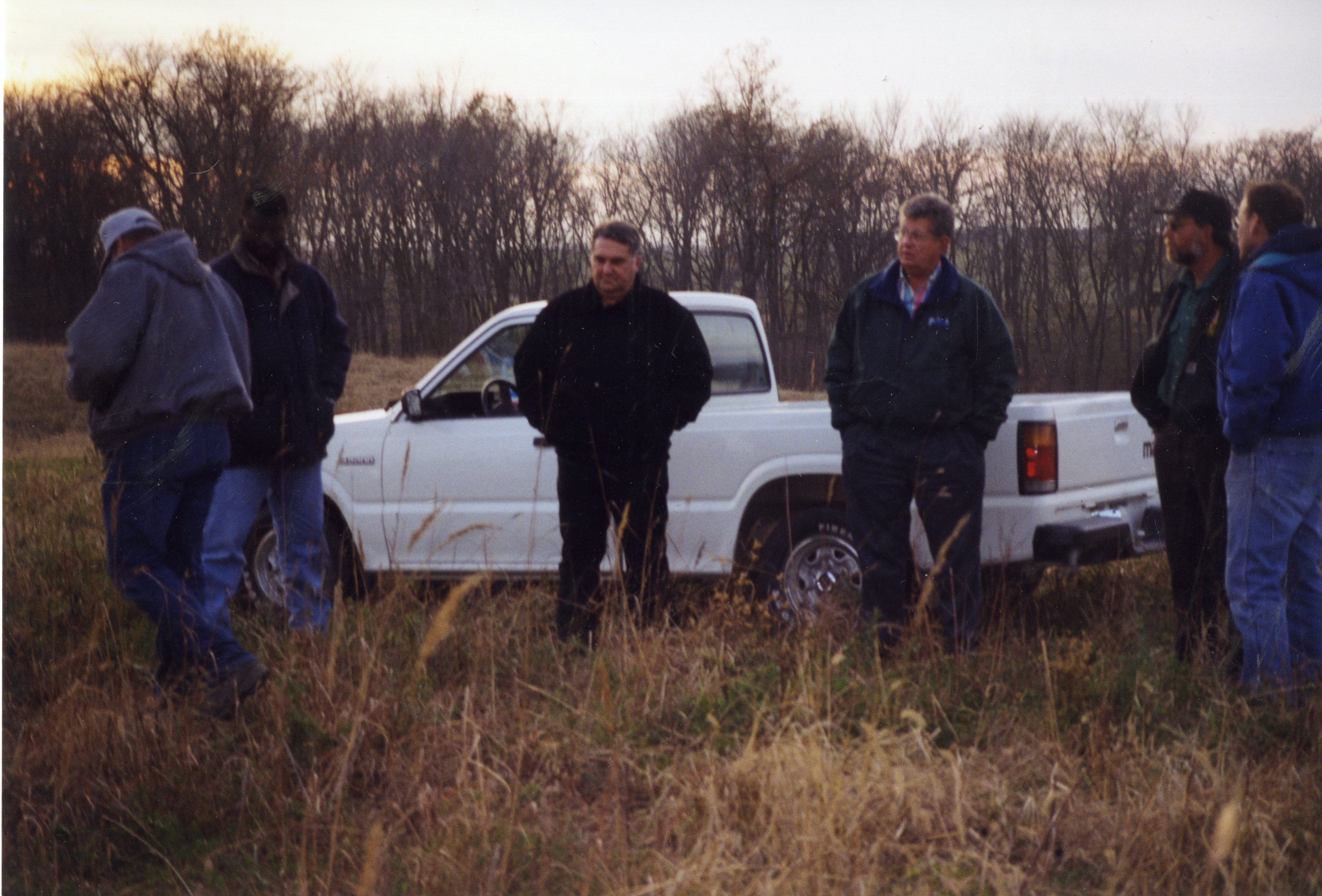 1998 Commissioners tour native grass CRP seedlings