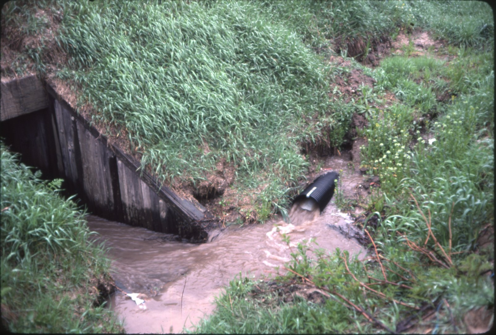 1984 Spring rains bring water overflows in Burlington, Iowa
