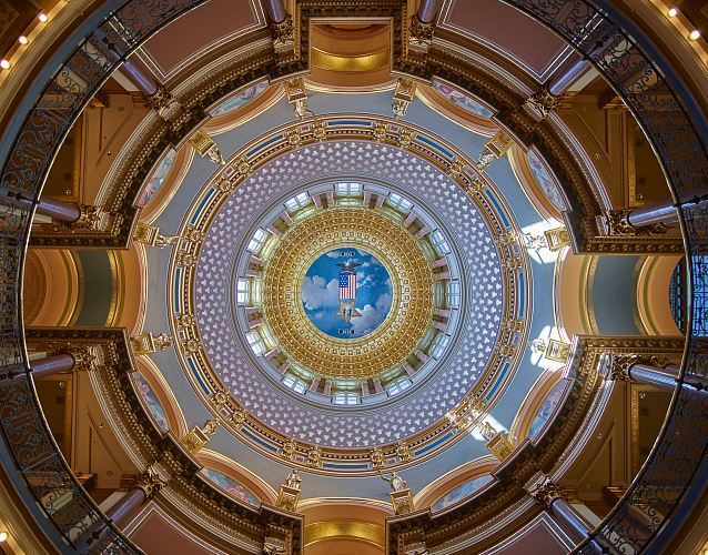 State Capitol of Iowa, Dome
