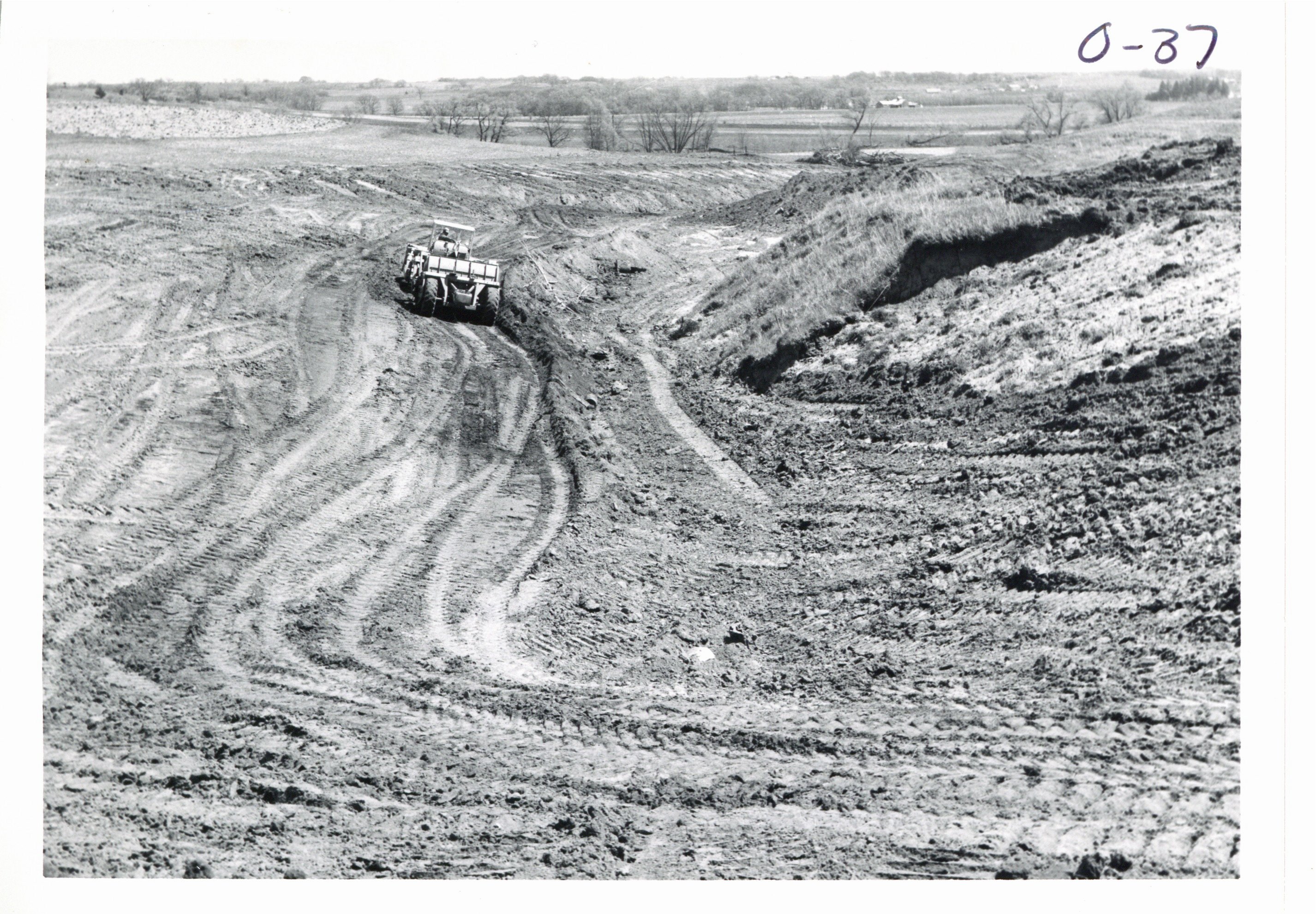 Jepsen farm gully shaping, 1967