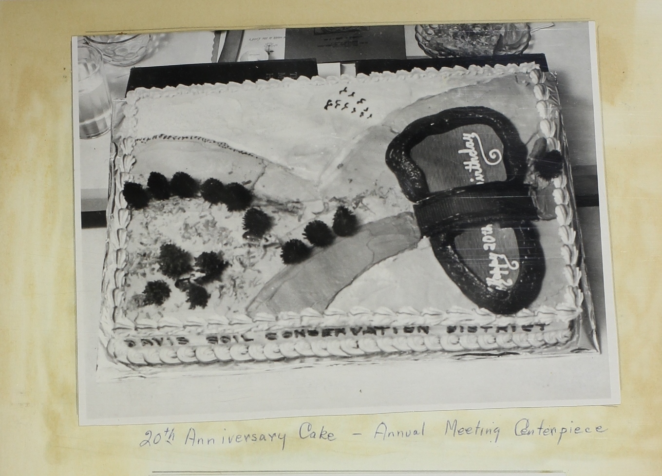 1964 - 20th Anniversary Birthday Cake