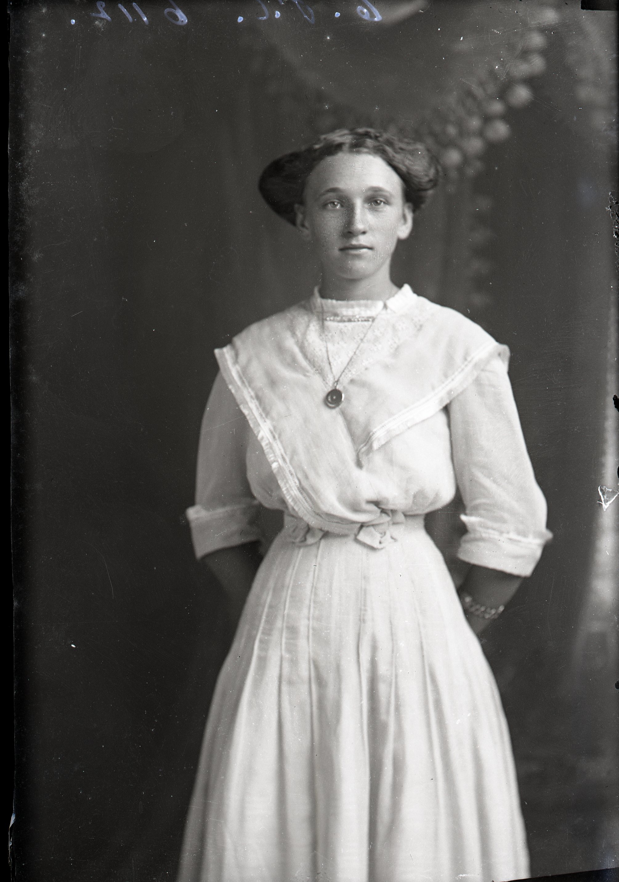 Woman with necklace