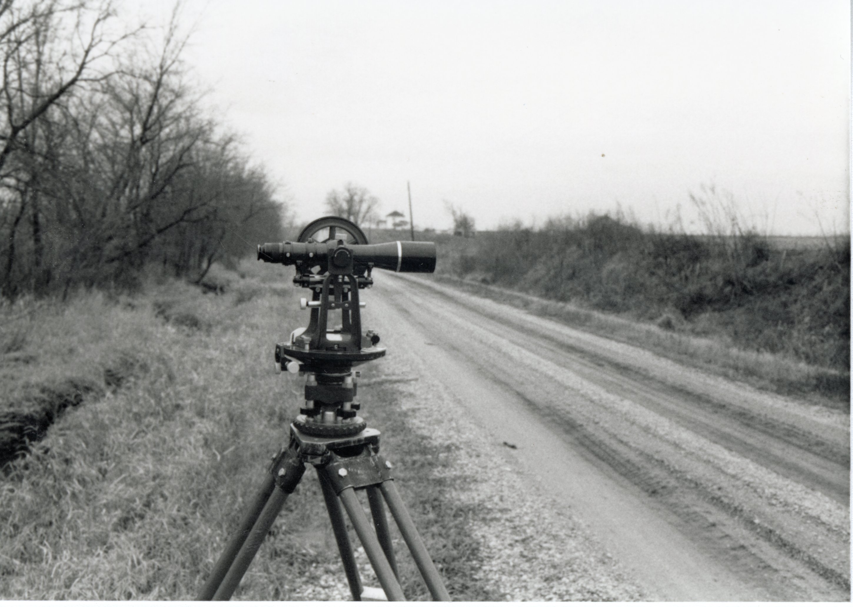 Survey telescope by road