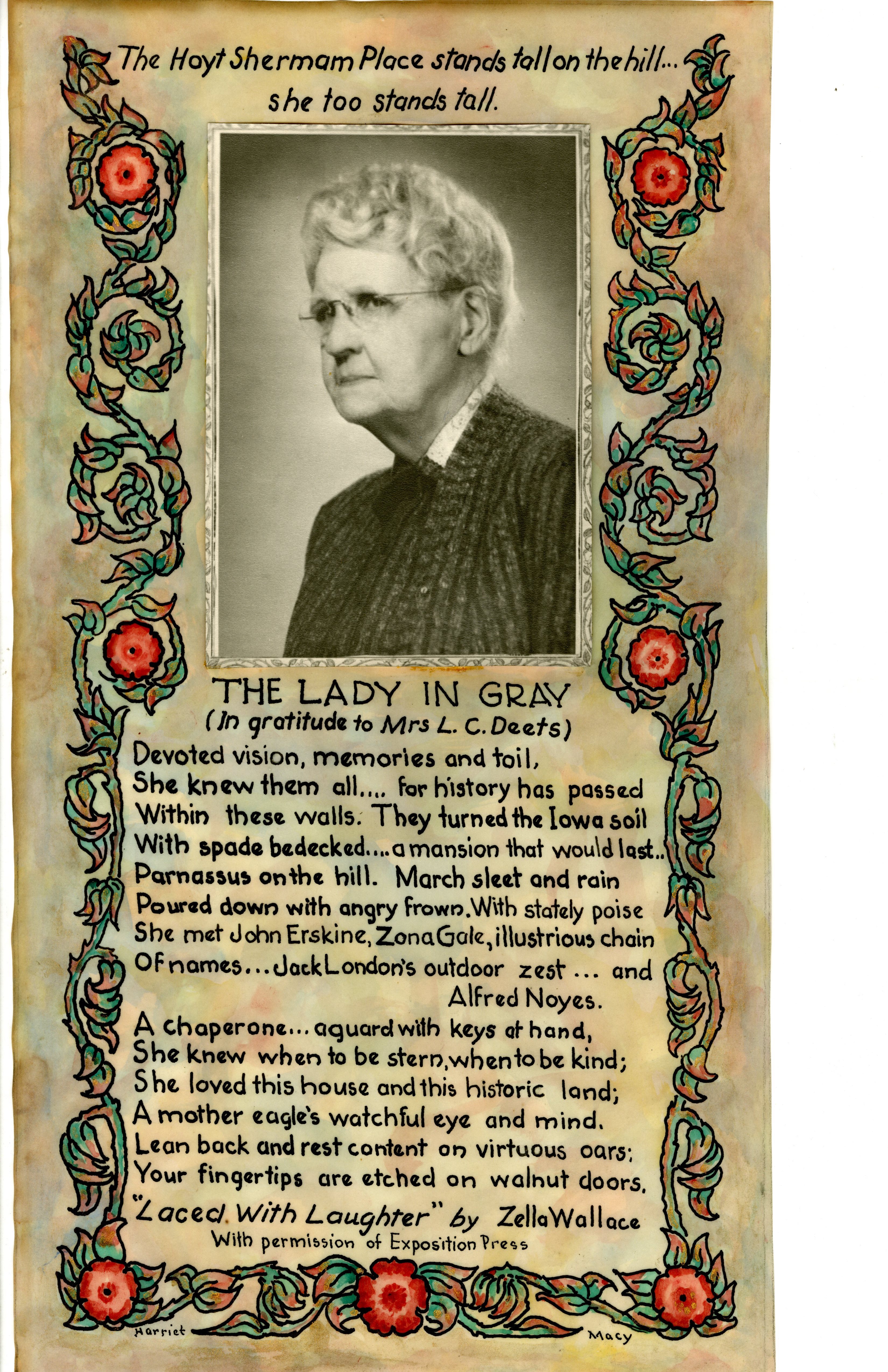 The Lady in Gray, Mrs. L. C. Deets