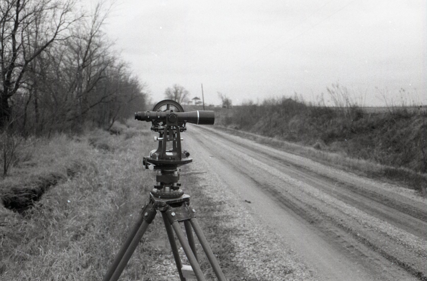 Survey equipment by road