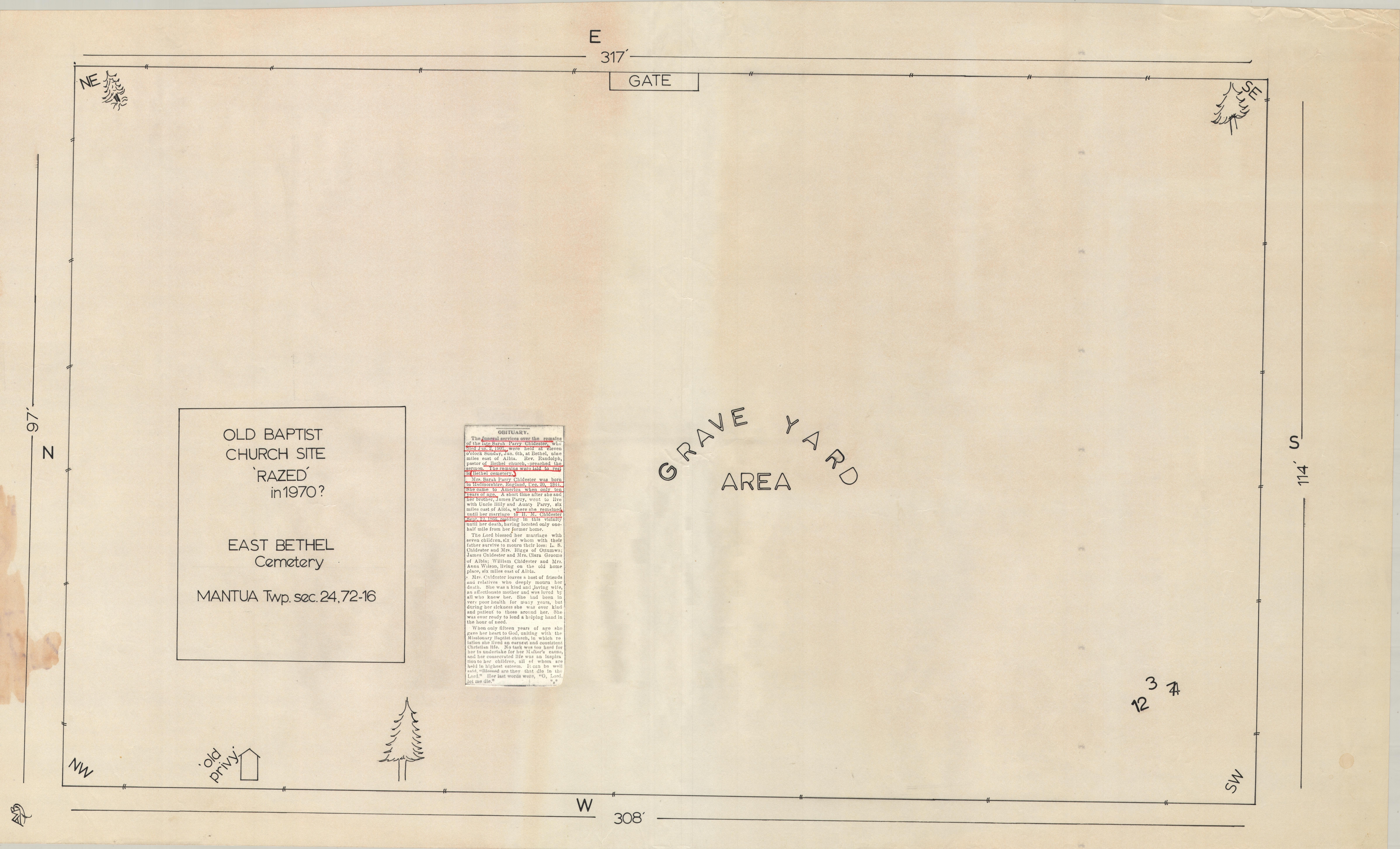 Mantua Township: East Bethel Cemetery