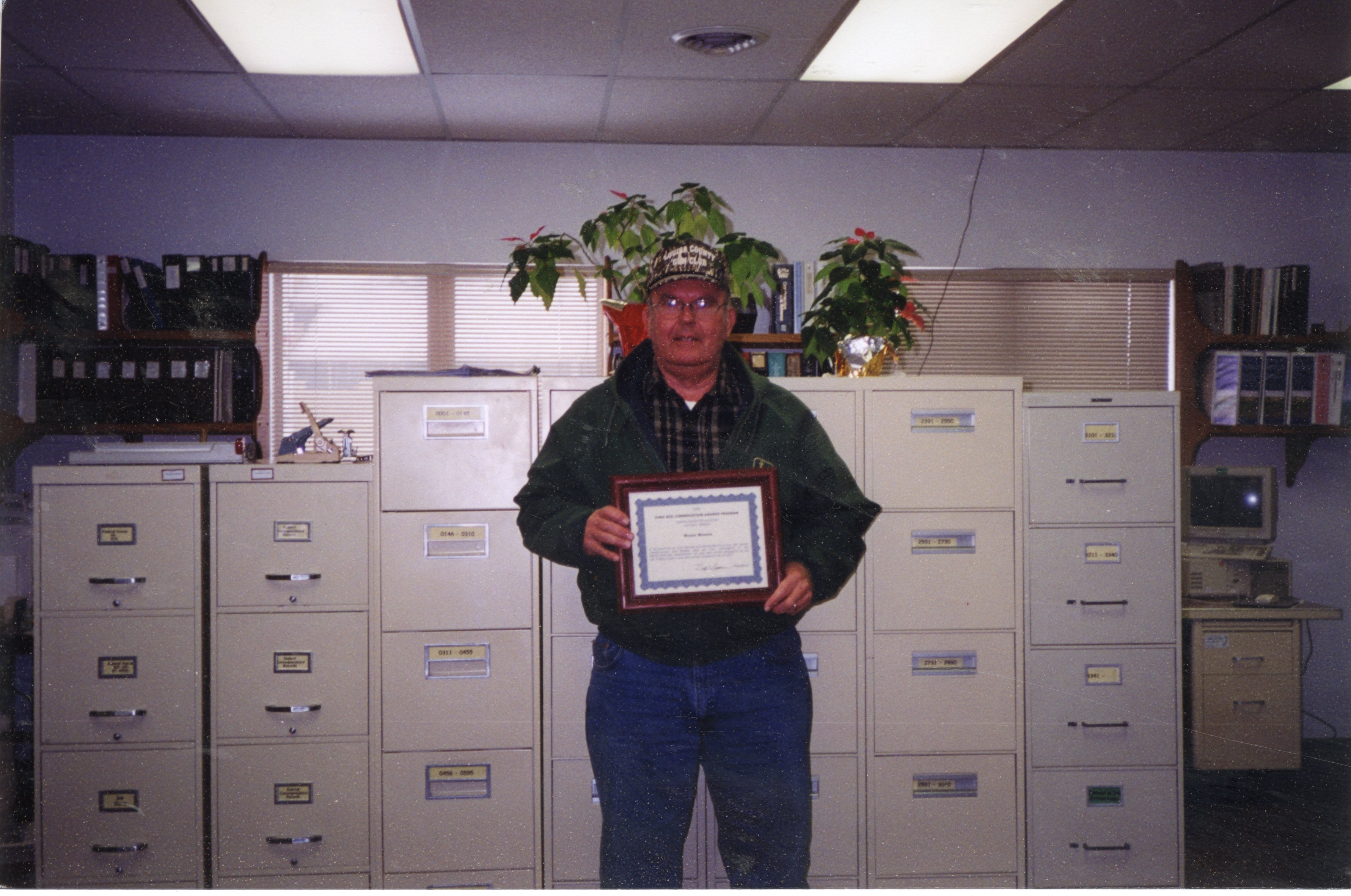 2000 - Wayne Wasson holds the award for winning the Owner/Operator Award