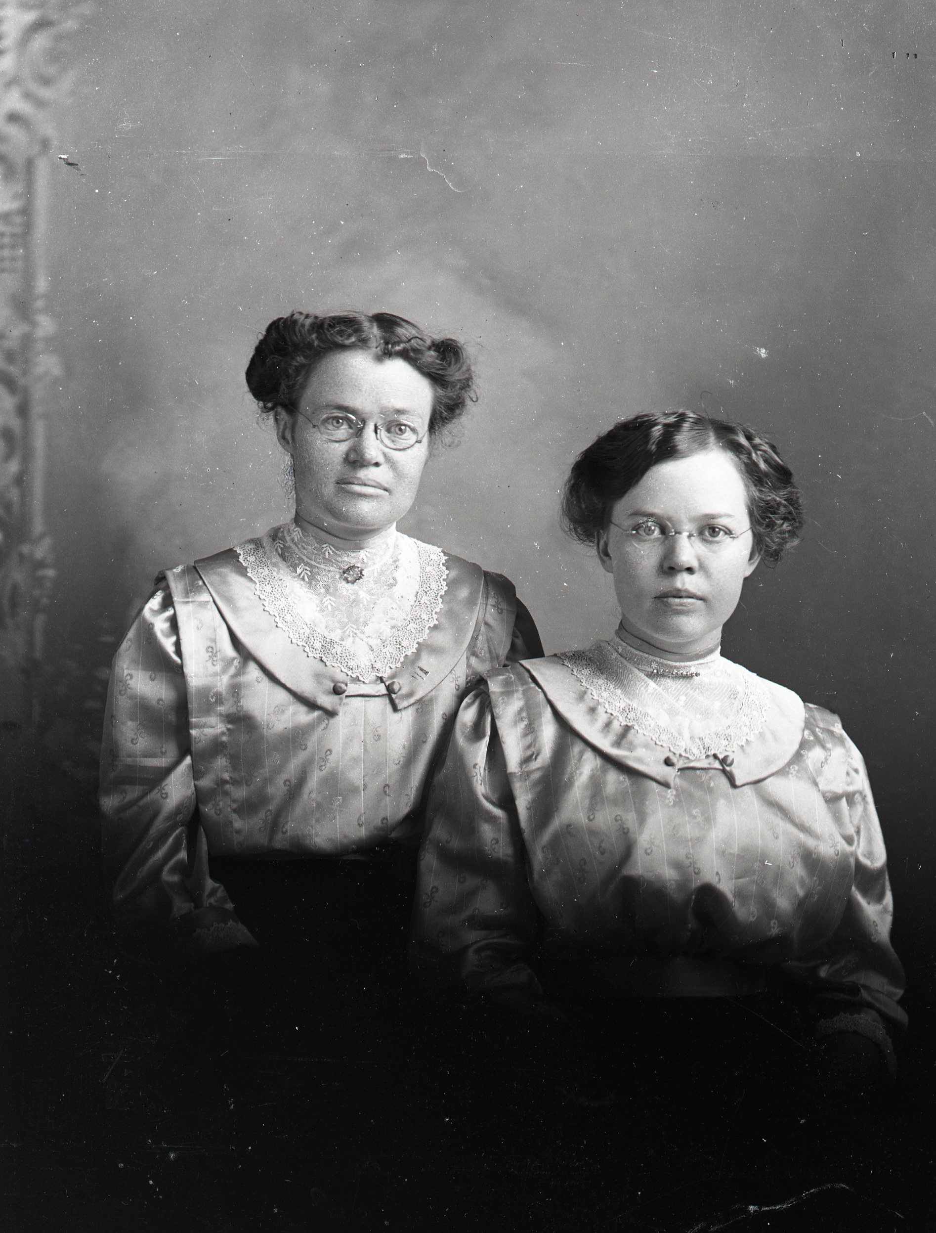 Two women in glasses