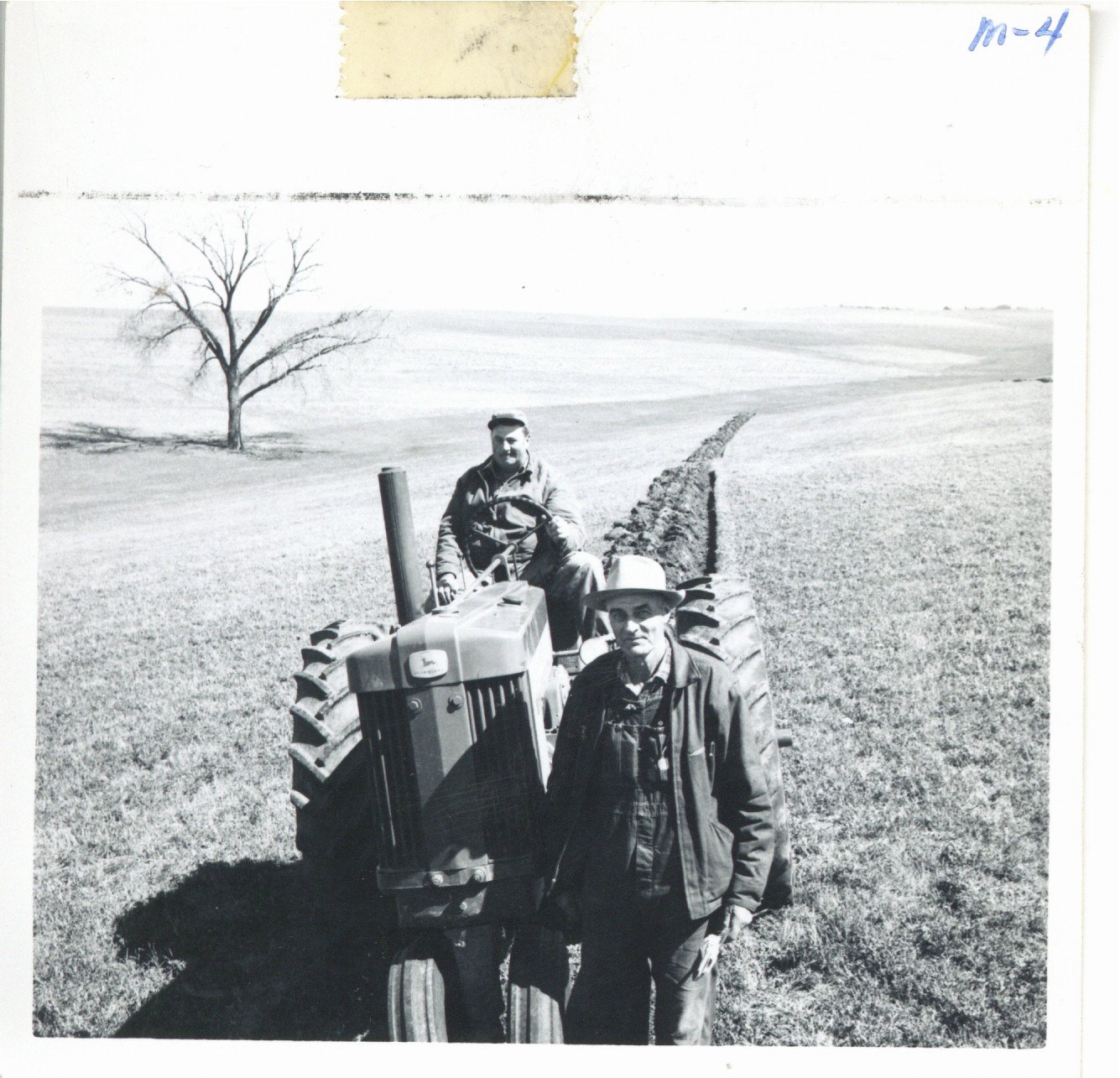 Louis Knief and son, Harold, 1961