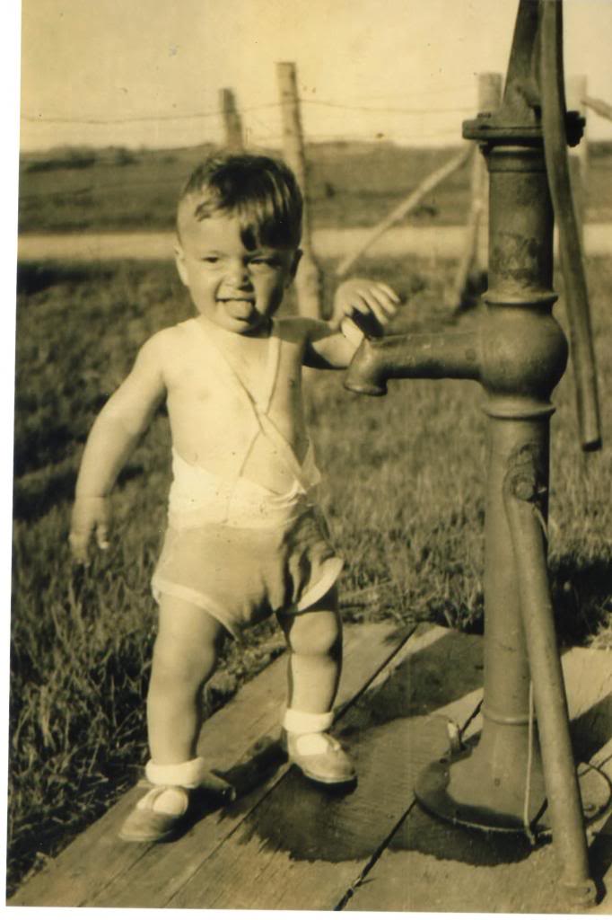 Bruno Andreini at Mining Camp water-pump