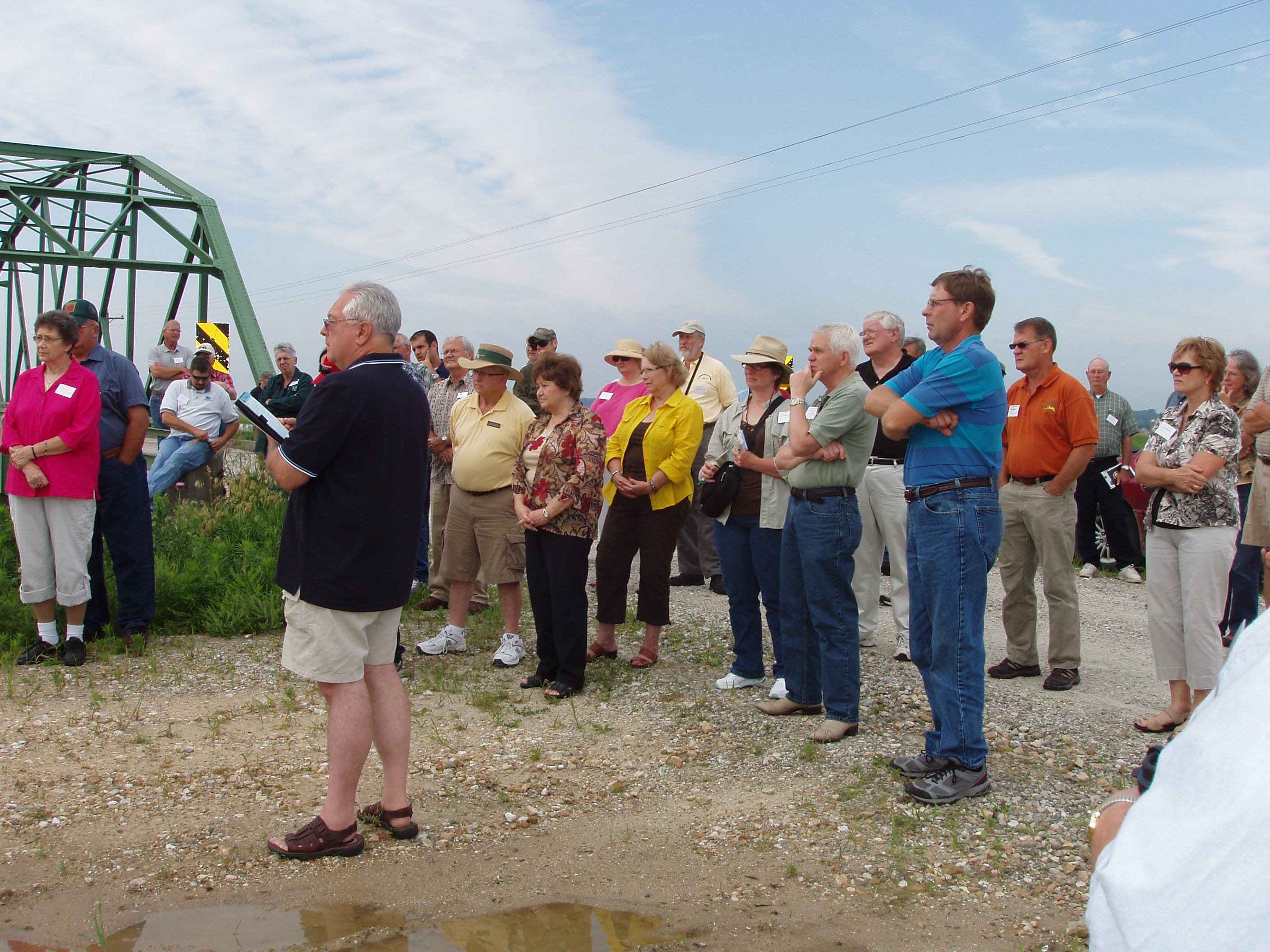 2010 Tour group on bridge