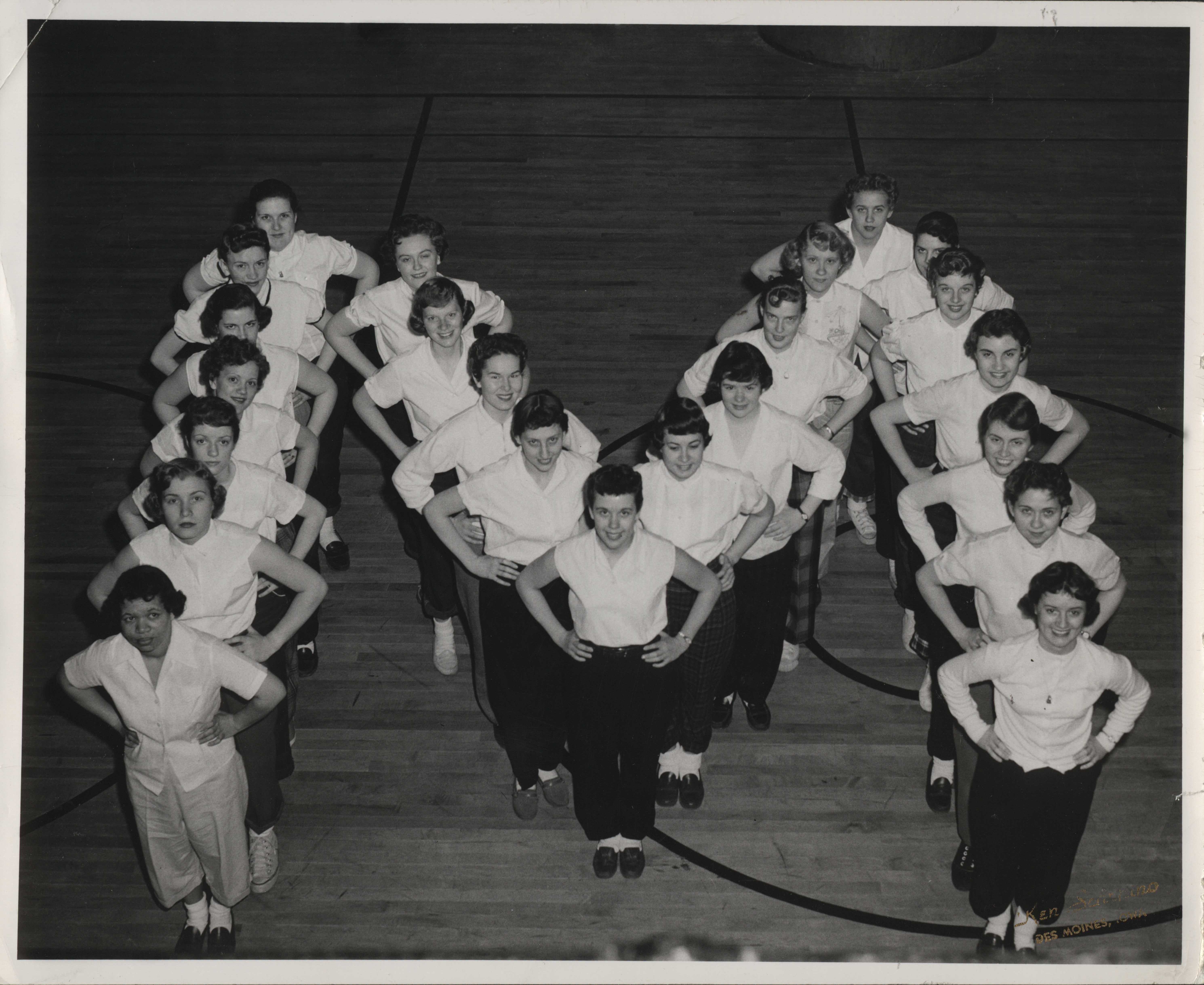 Mercy College Basketball Team - 1956