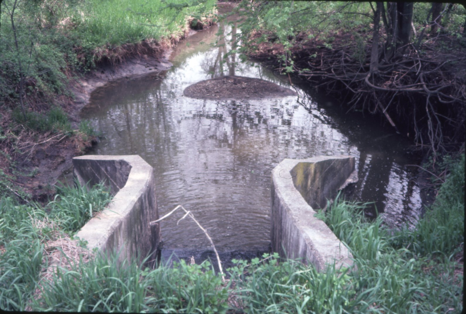 East Park Lake outlet, 1983