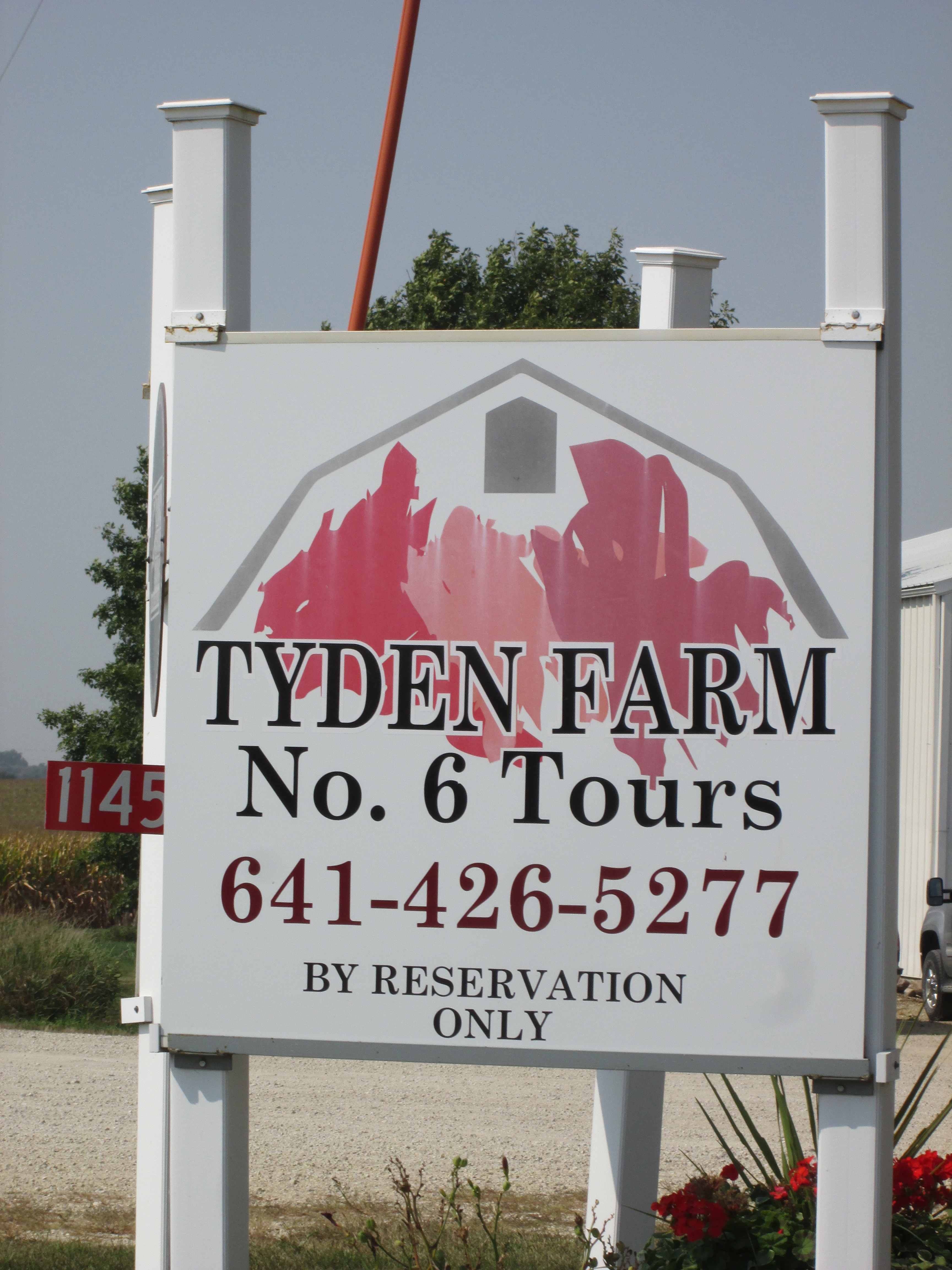 002. Tyden Farm #6 Tour Sign