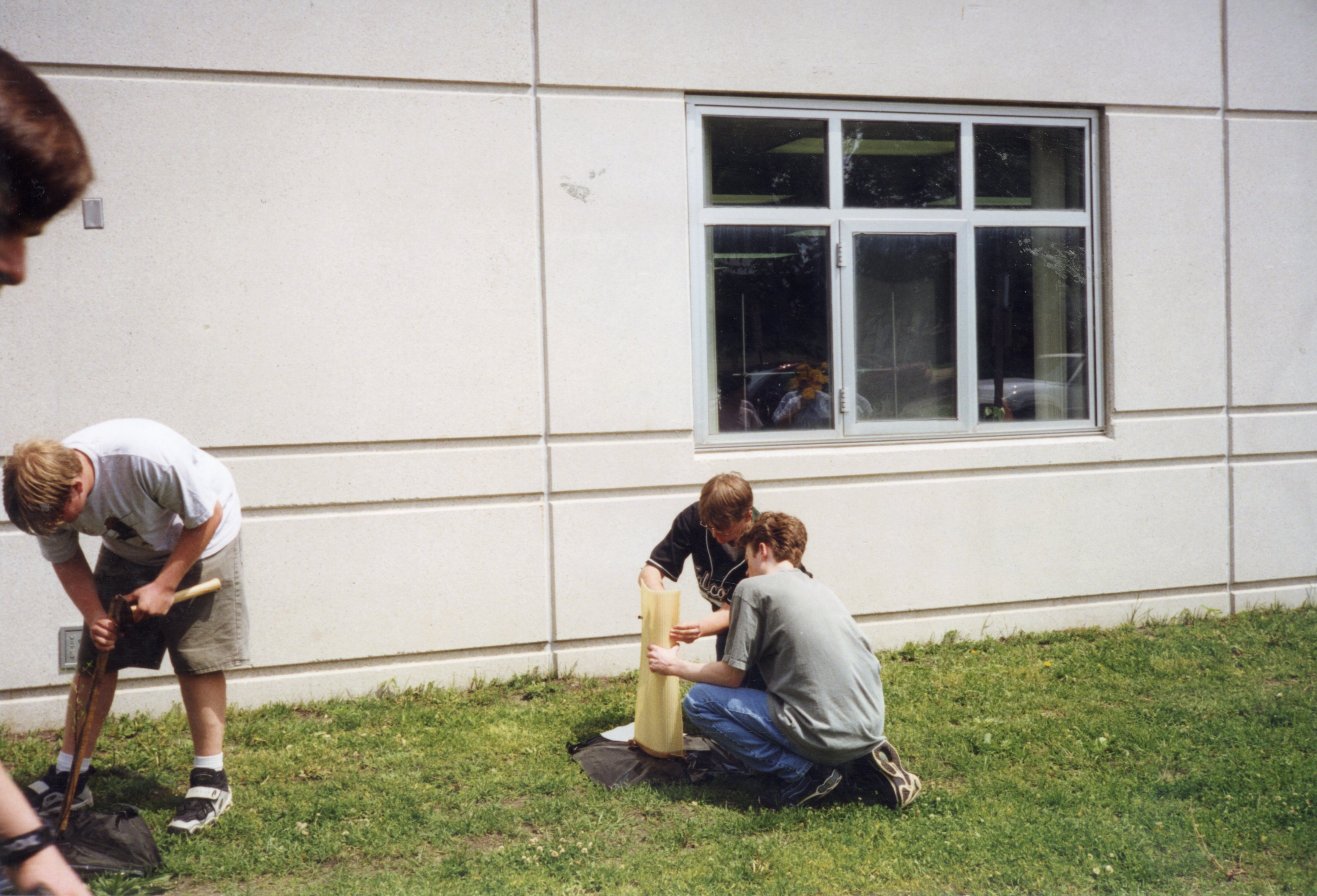1999 Tree planting at West Burlington High School