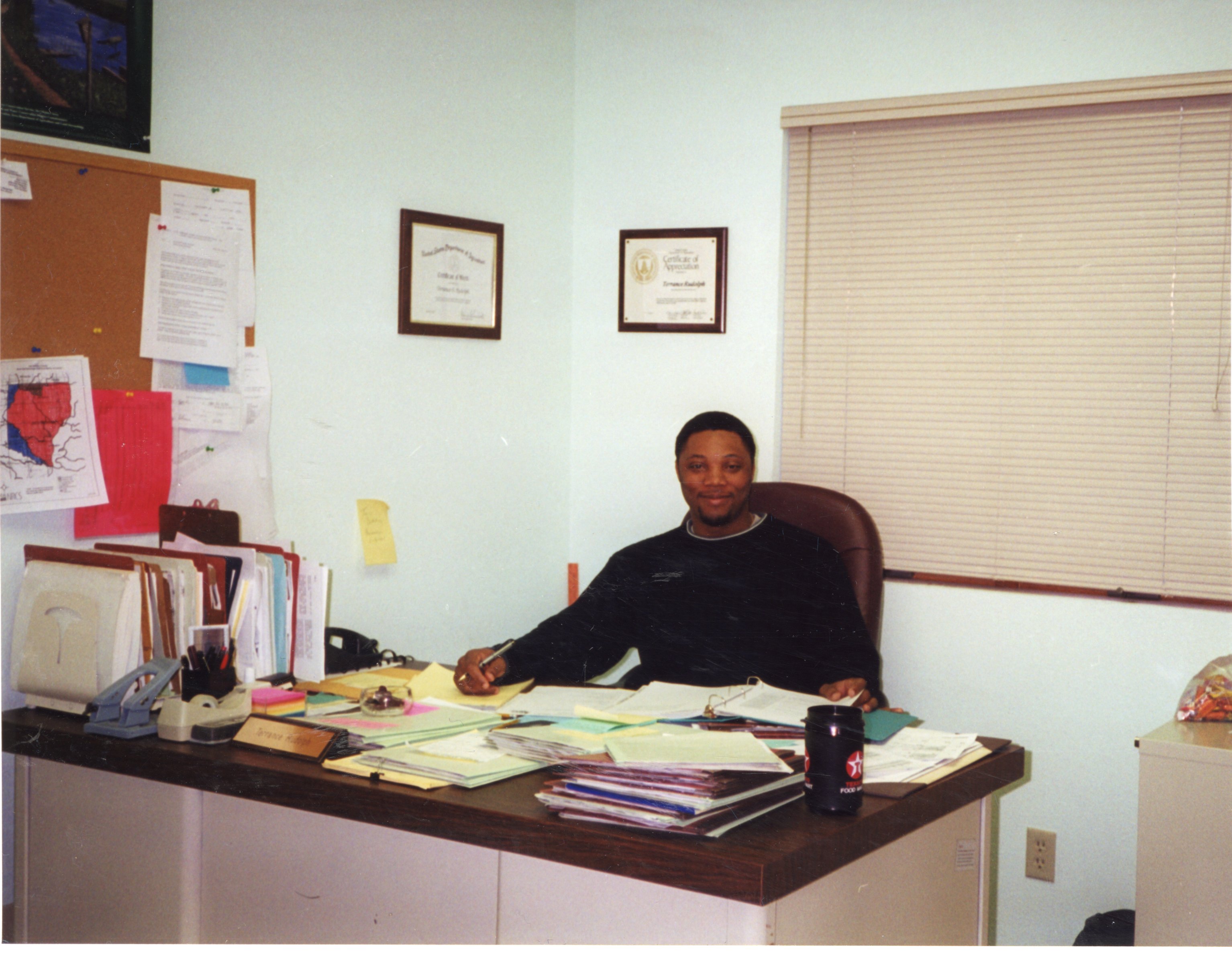 NRCS District Conservationist Terrance Rudolph