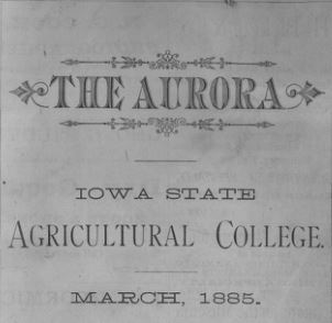 Title page; The Aurora v. 13, 1885