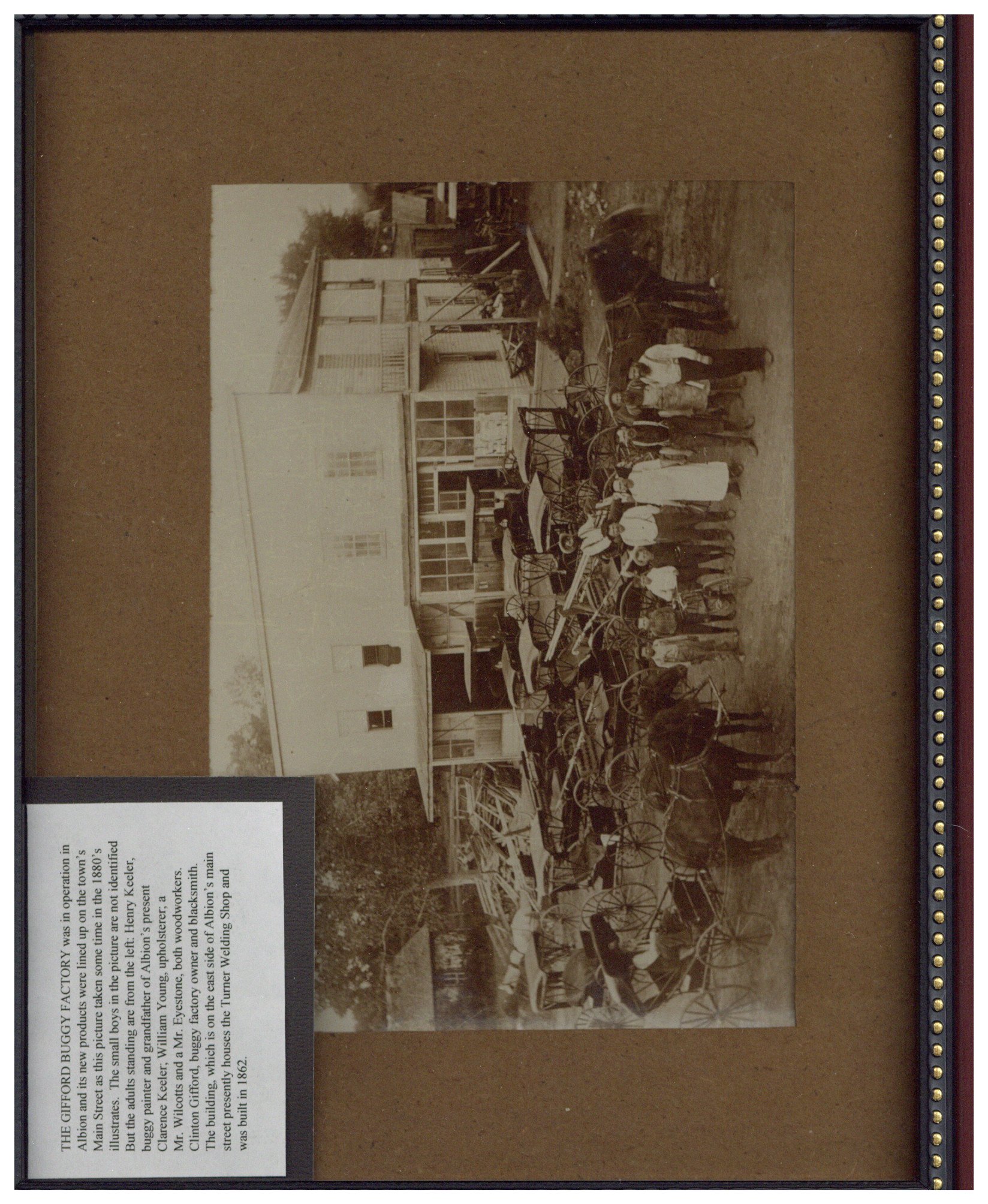 Albion, Iowa businesses - Gifford Buggy Factory (1862)