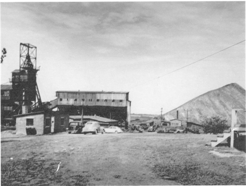 Shuler Coal Mine Distribution Shed and Shale Pile