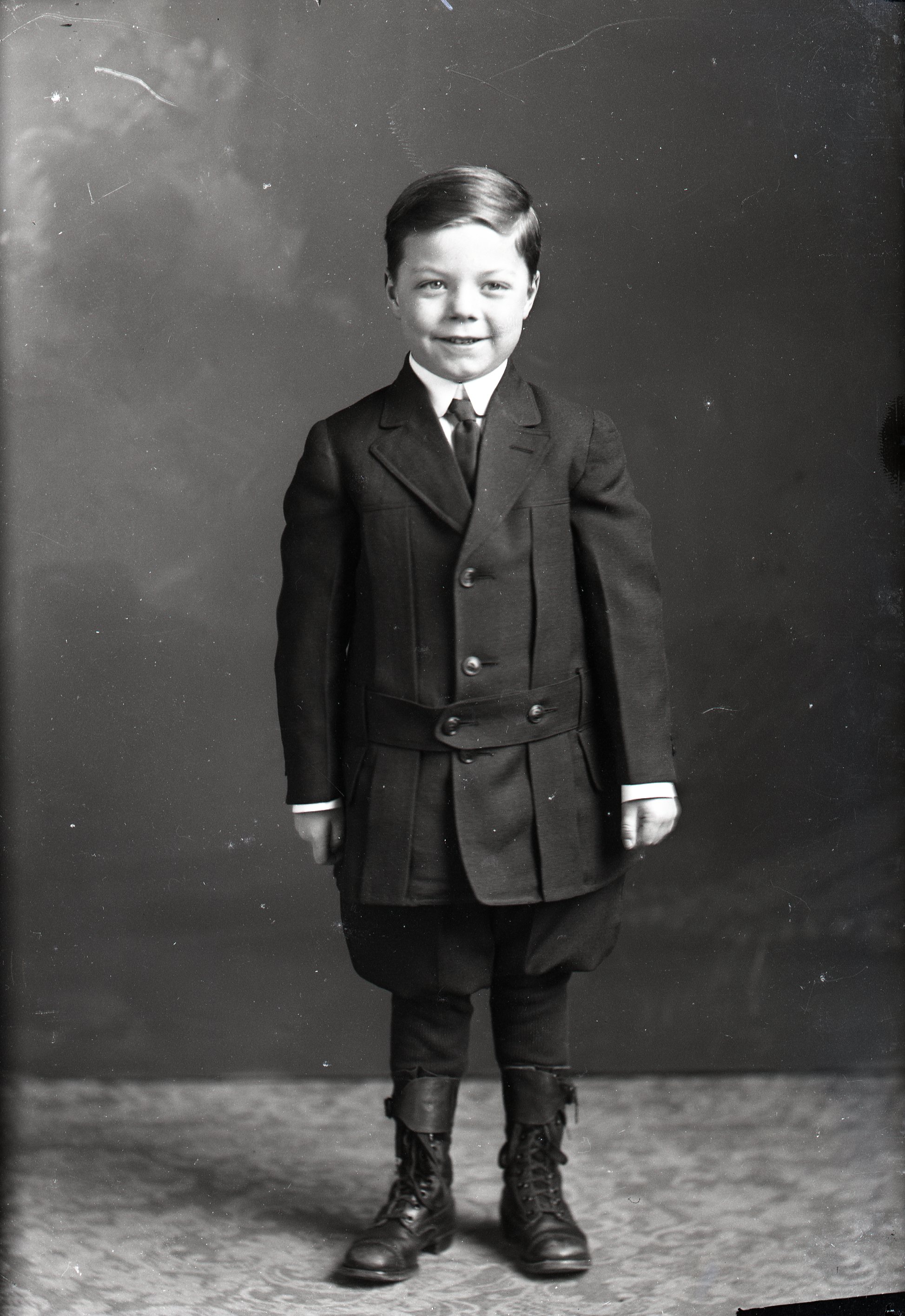 Boy in suit