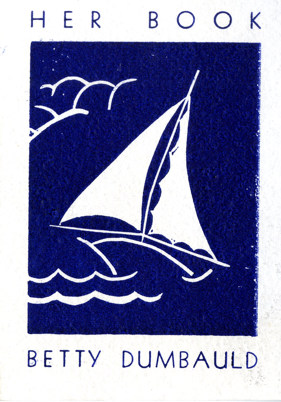 Betty Dumbald Bookplate 