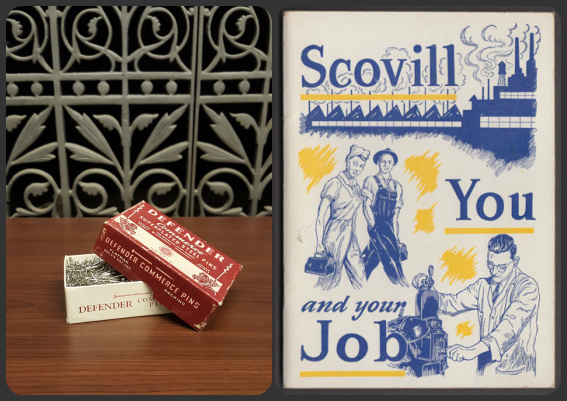 Scovill Pins and Advertisement 