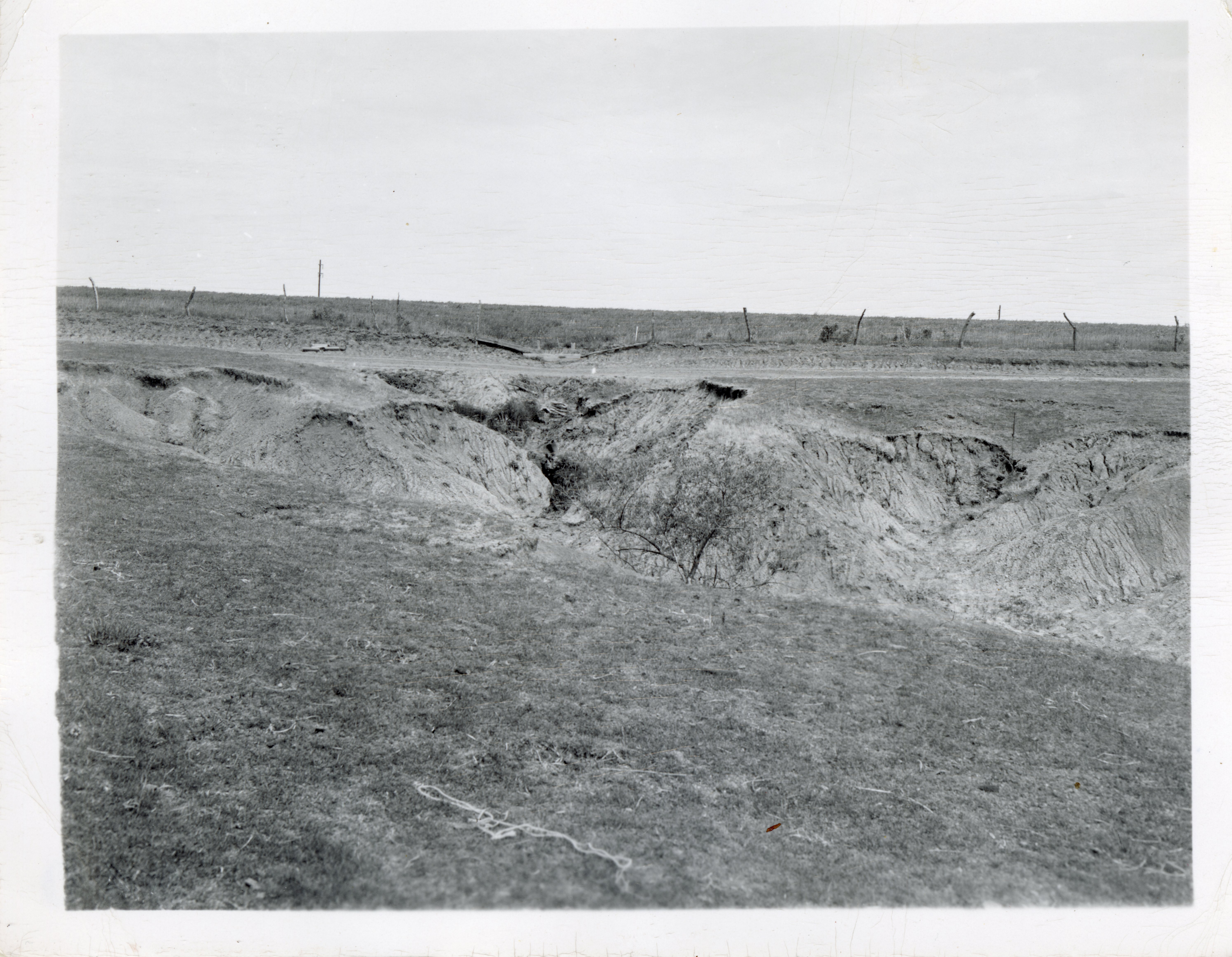 Soil Erosion Beside Rural Road