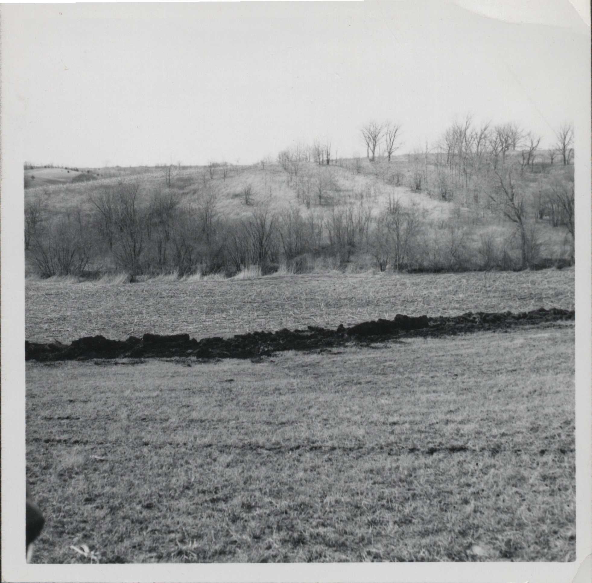 Diversion being constructed on the D. Hook farm.