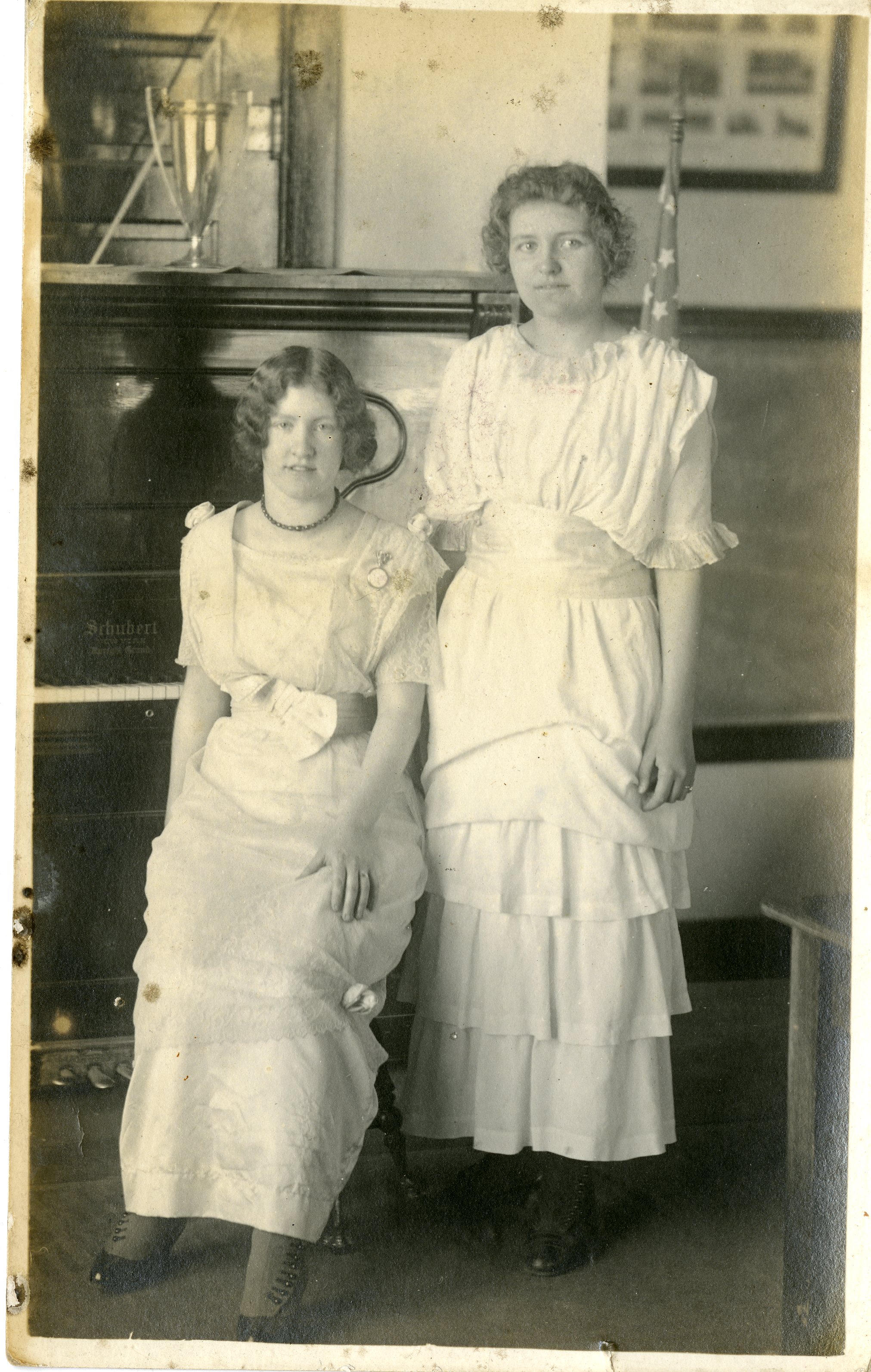 Norma Grady and friend