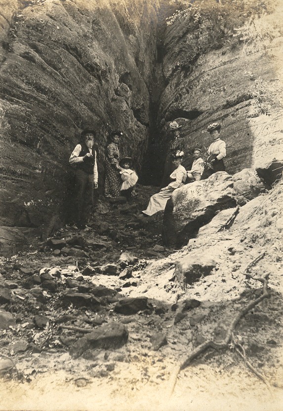 Group of 7 Near Cave 