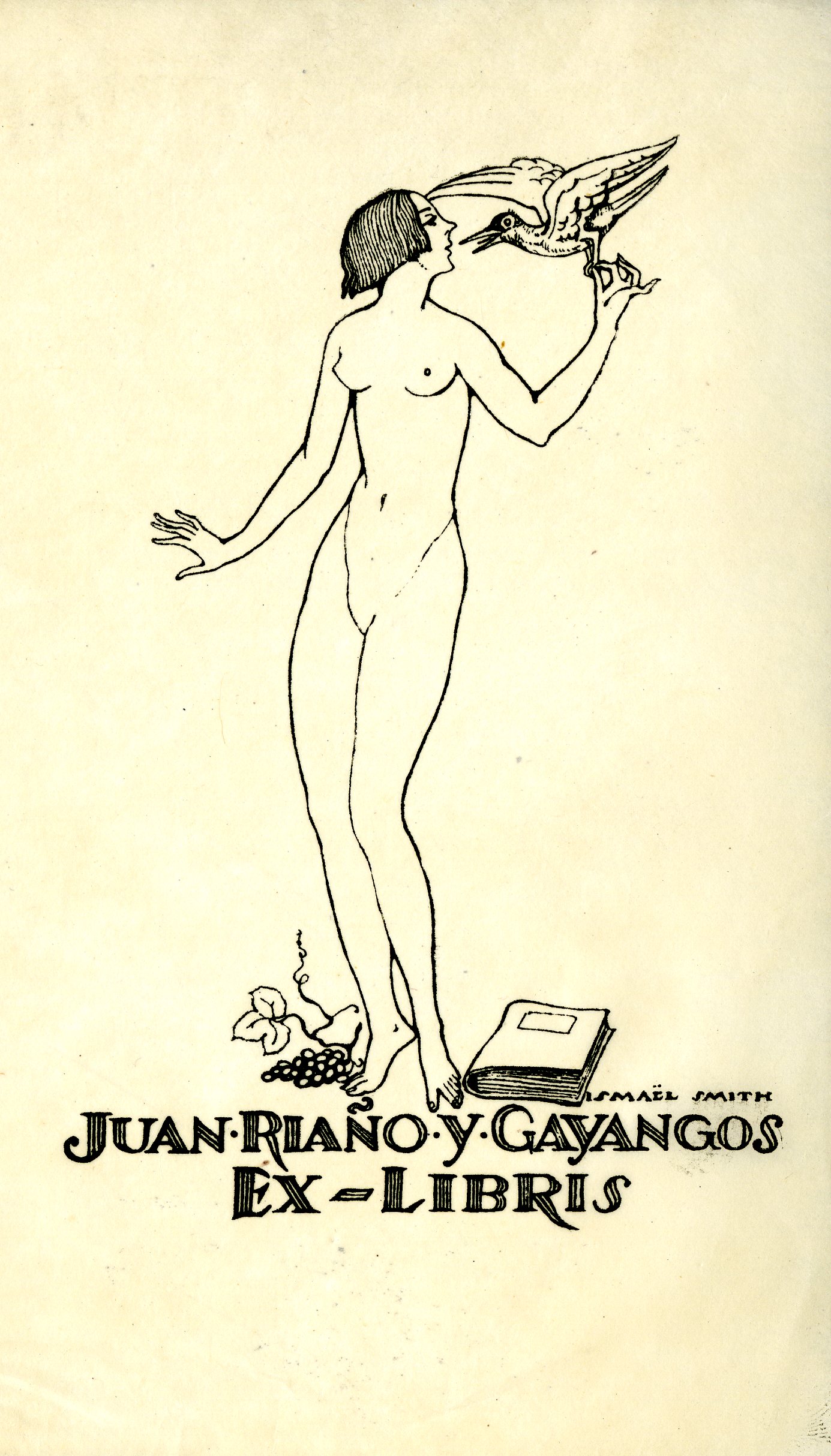 Juan Riano Y Gayangos Bookplate 