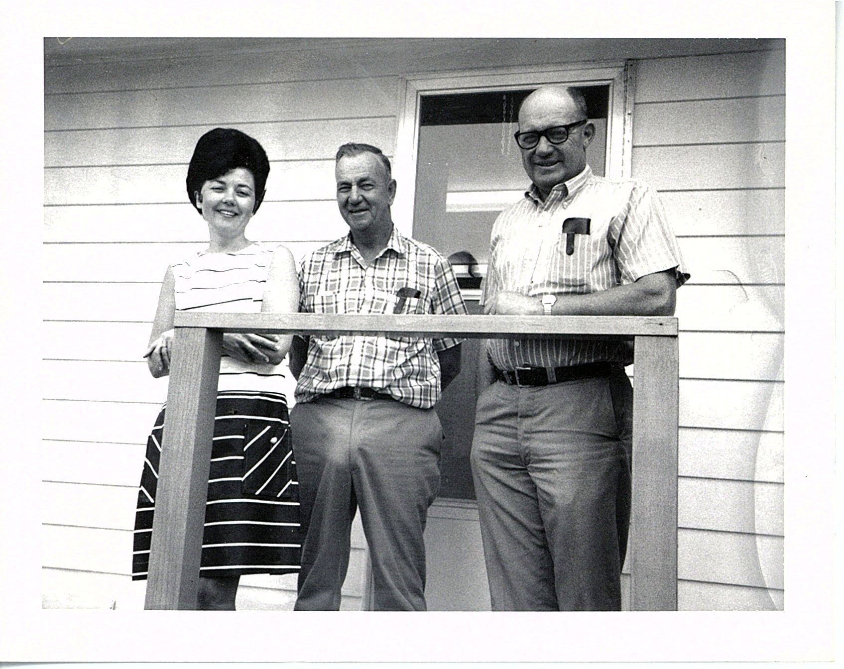 Audrey Wheeler, Bob Malin, and Paul Bruns, 1970