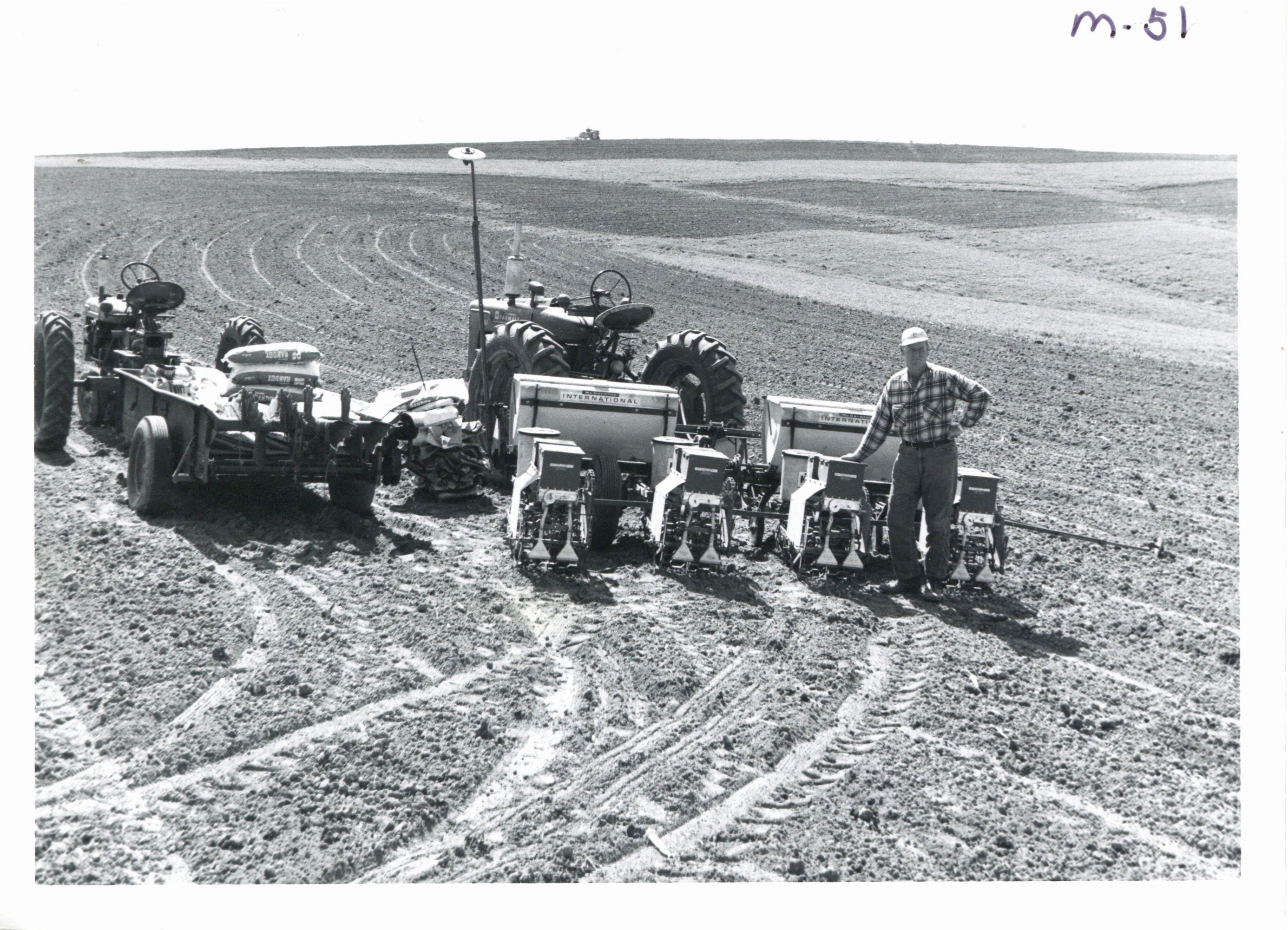 District commissioner Harold Sullivan in the field, 1967