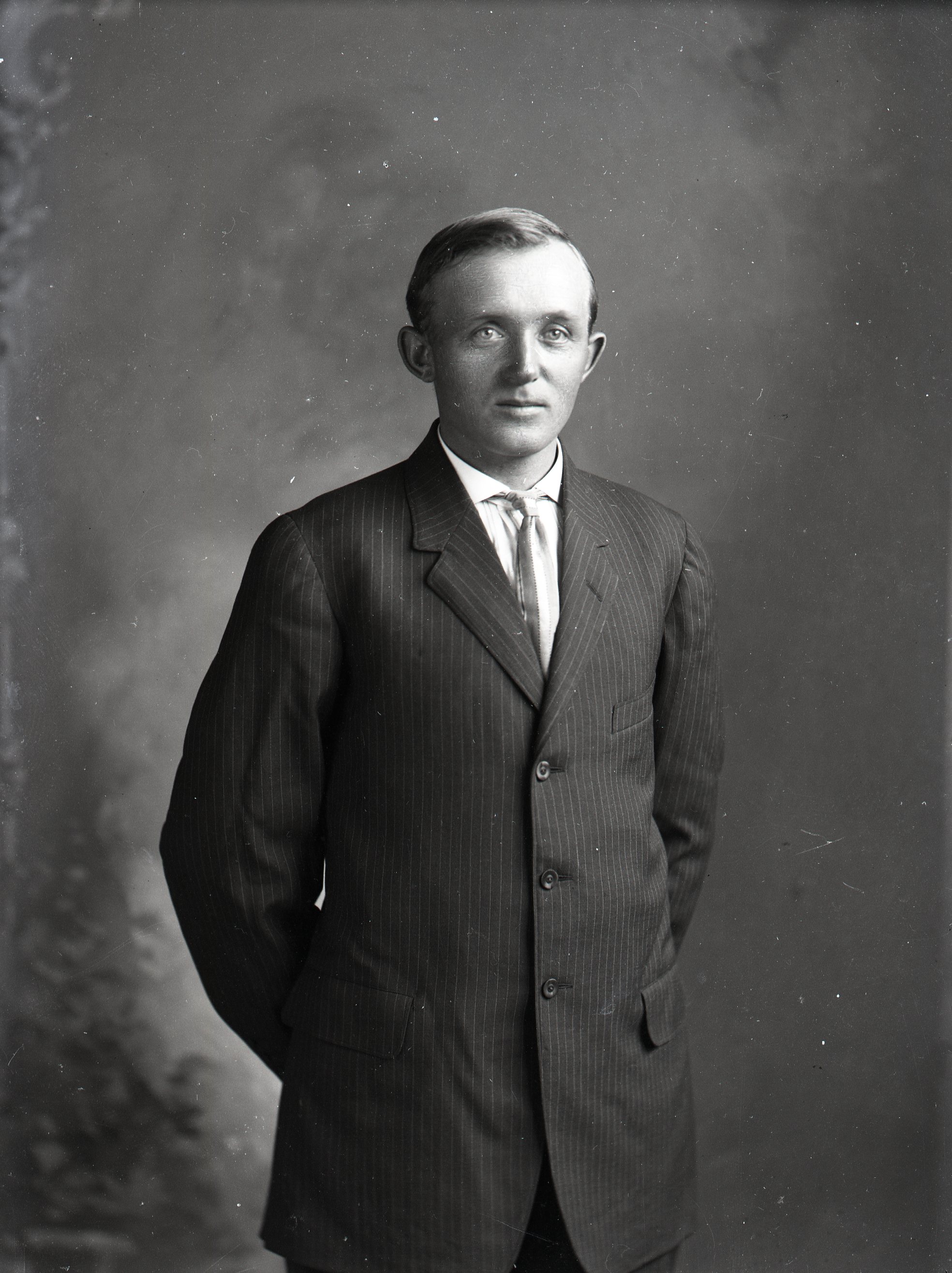 Man in striped suit