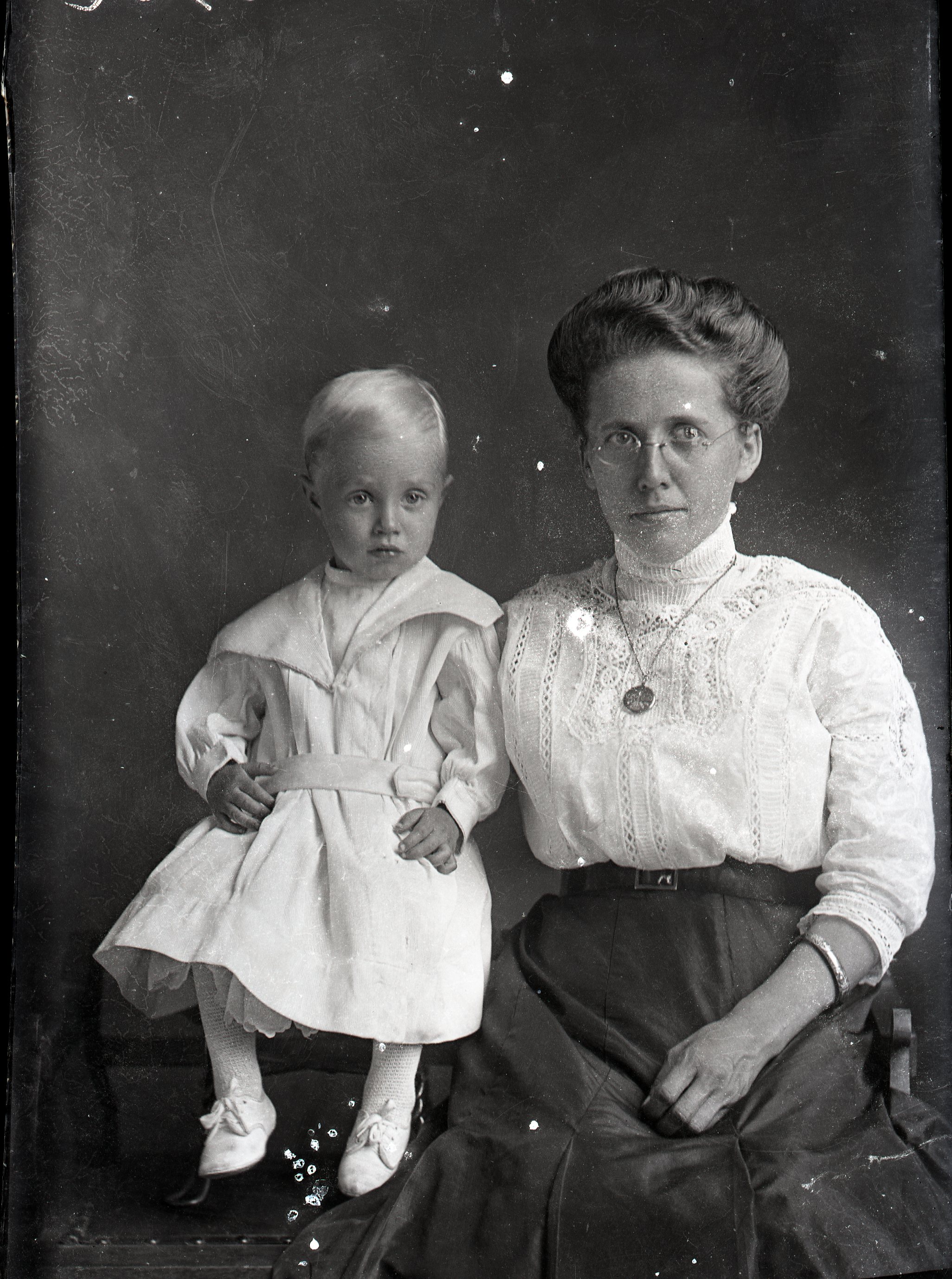 Woman and child
