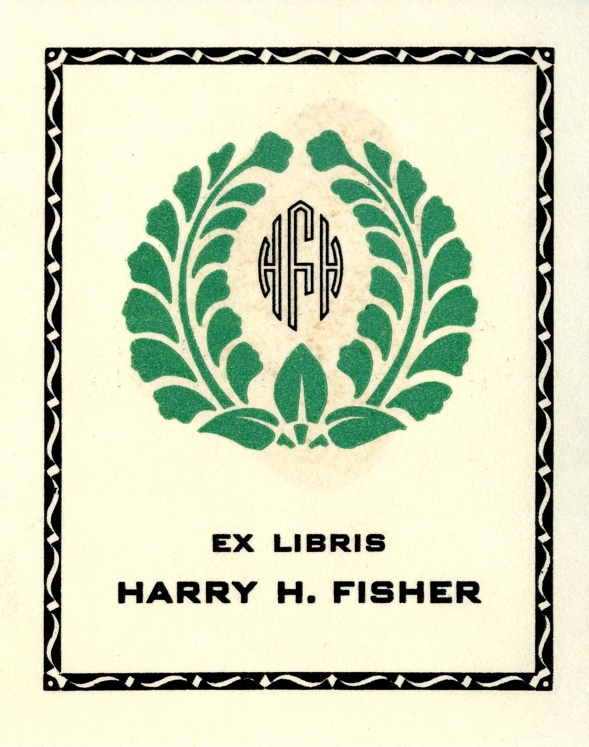 Harry H. Fisher Bookplate 