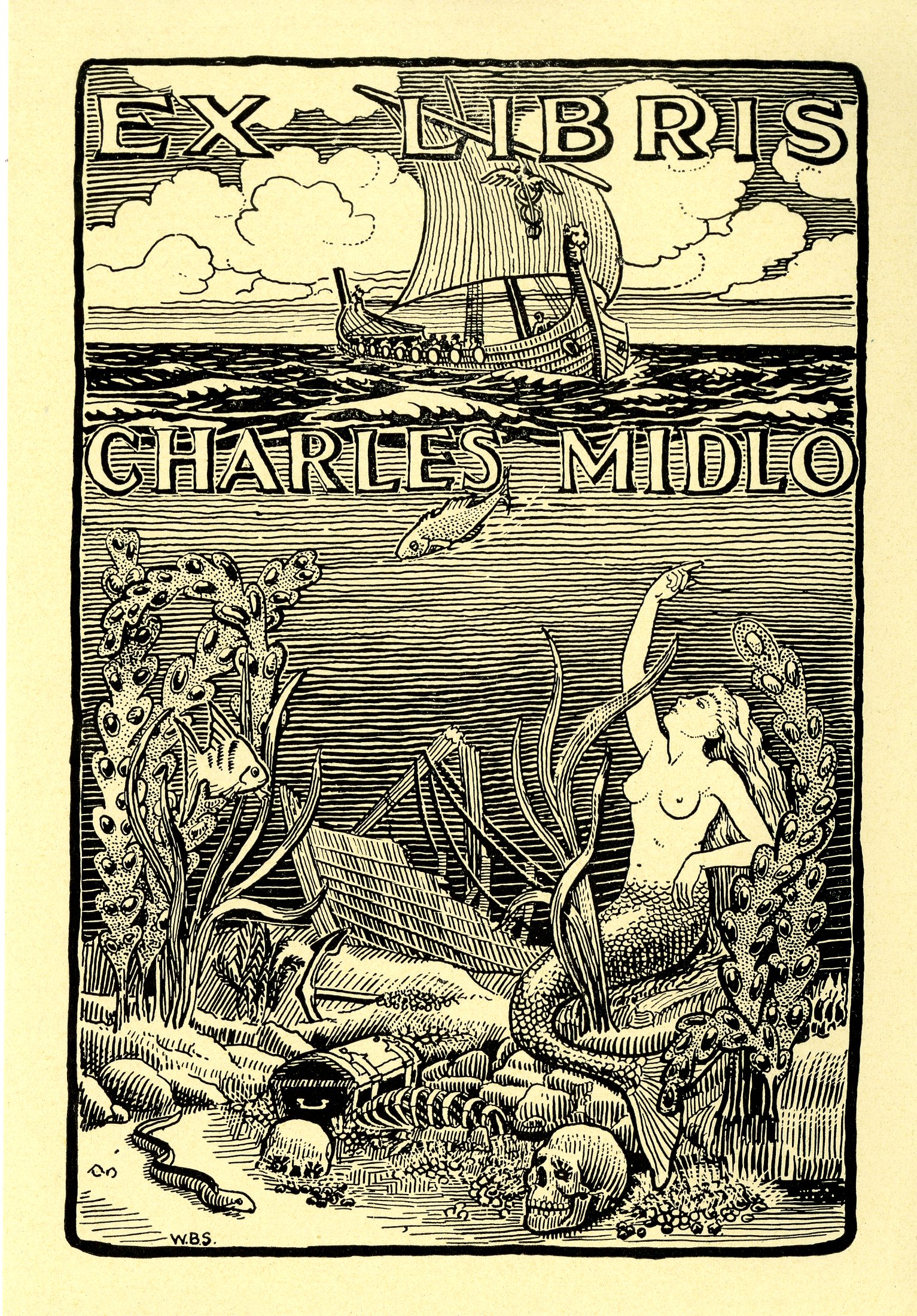 Charles Midlo Bookplate 