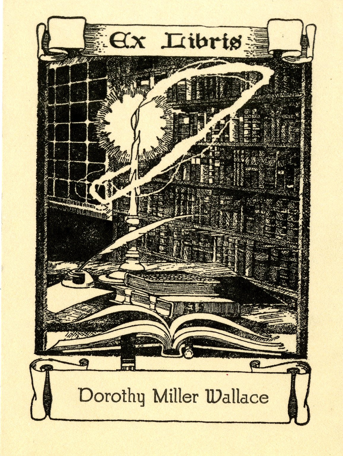 Dorothy Miller Wallace Bookplate 