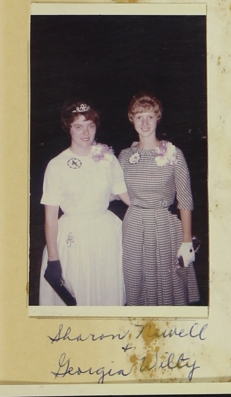 1963 - Sharon Newell, Davis County Queen of Conservartion and runner-up,  Georgia Wilty
