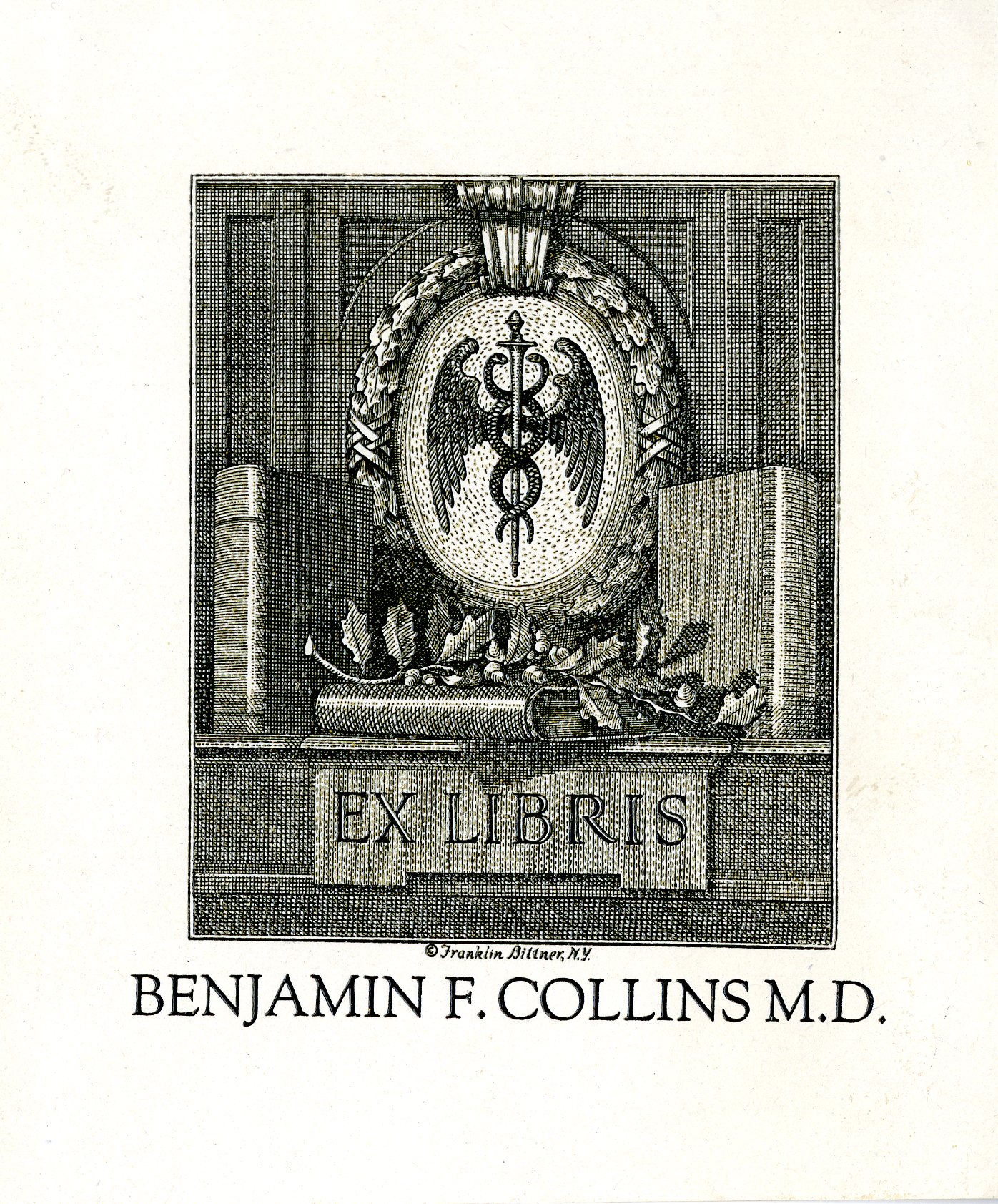 Benjamin F. Collins M.D. Bookplate 