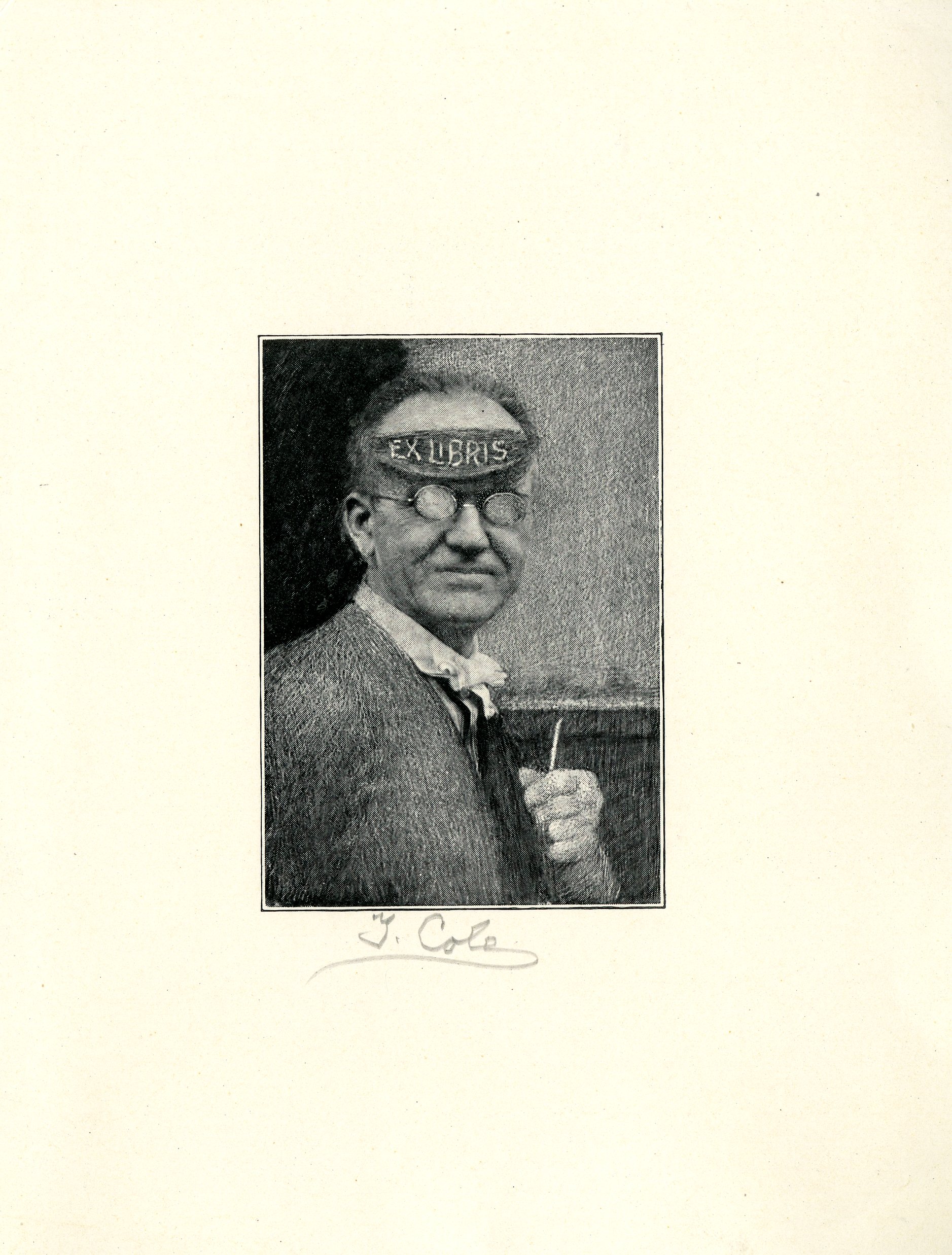 T. Cole Bookplate 