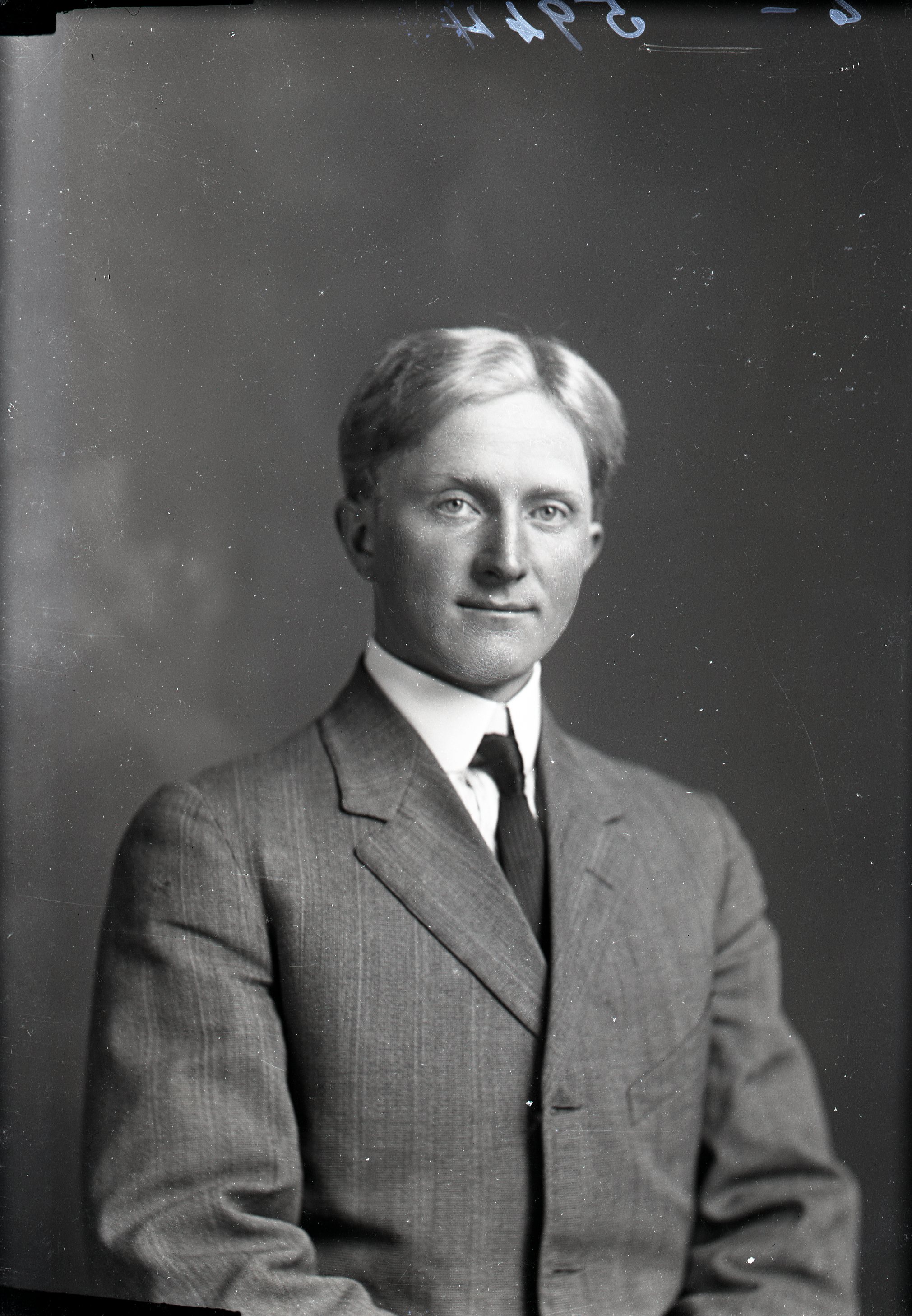 Man with blonde hair