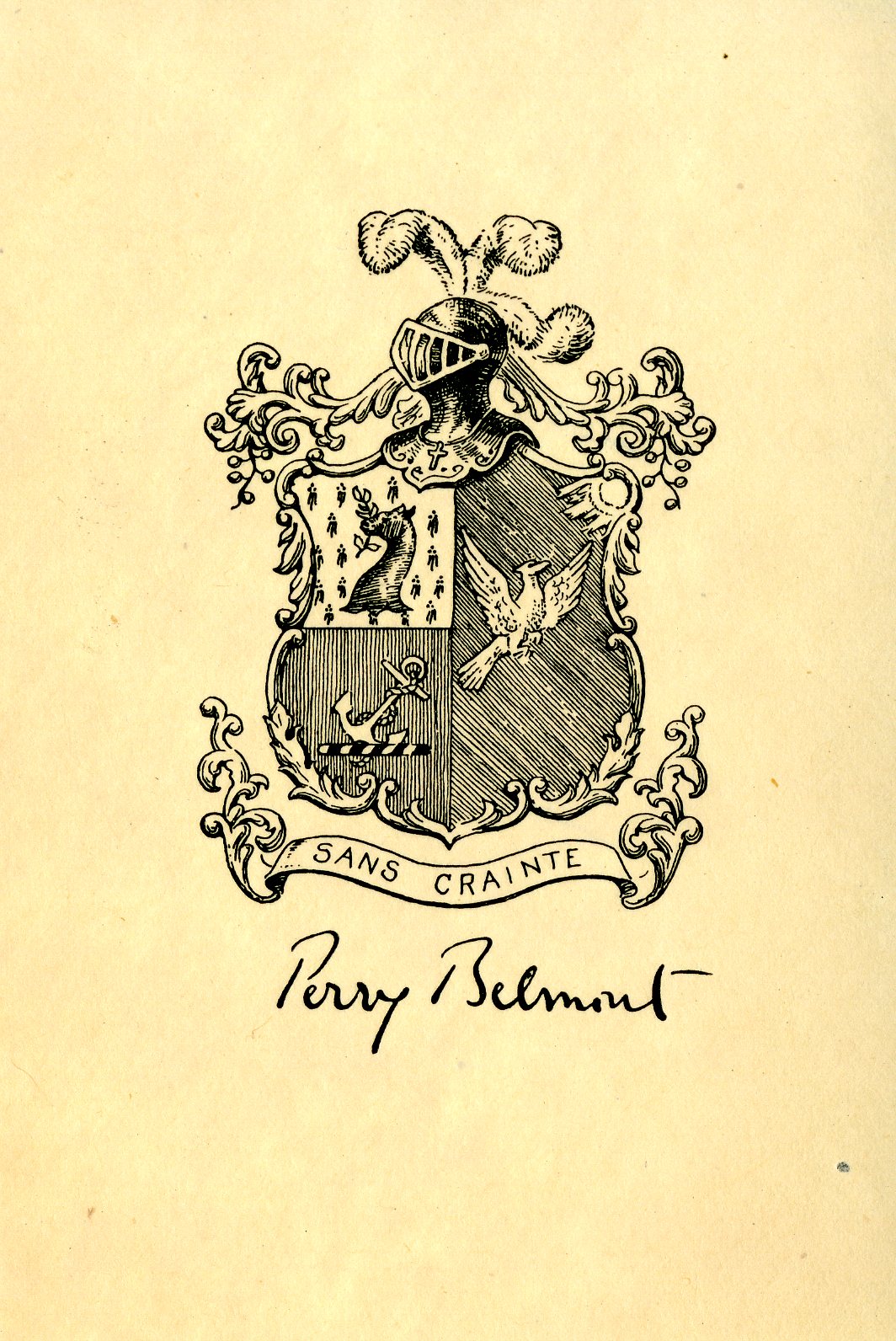 Perry Belmont Bookplate 