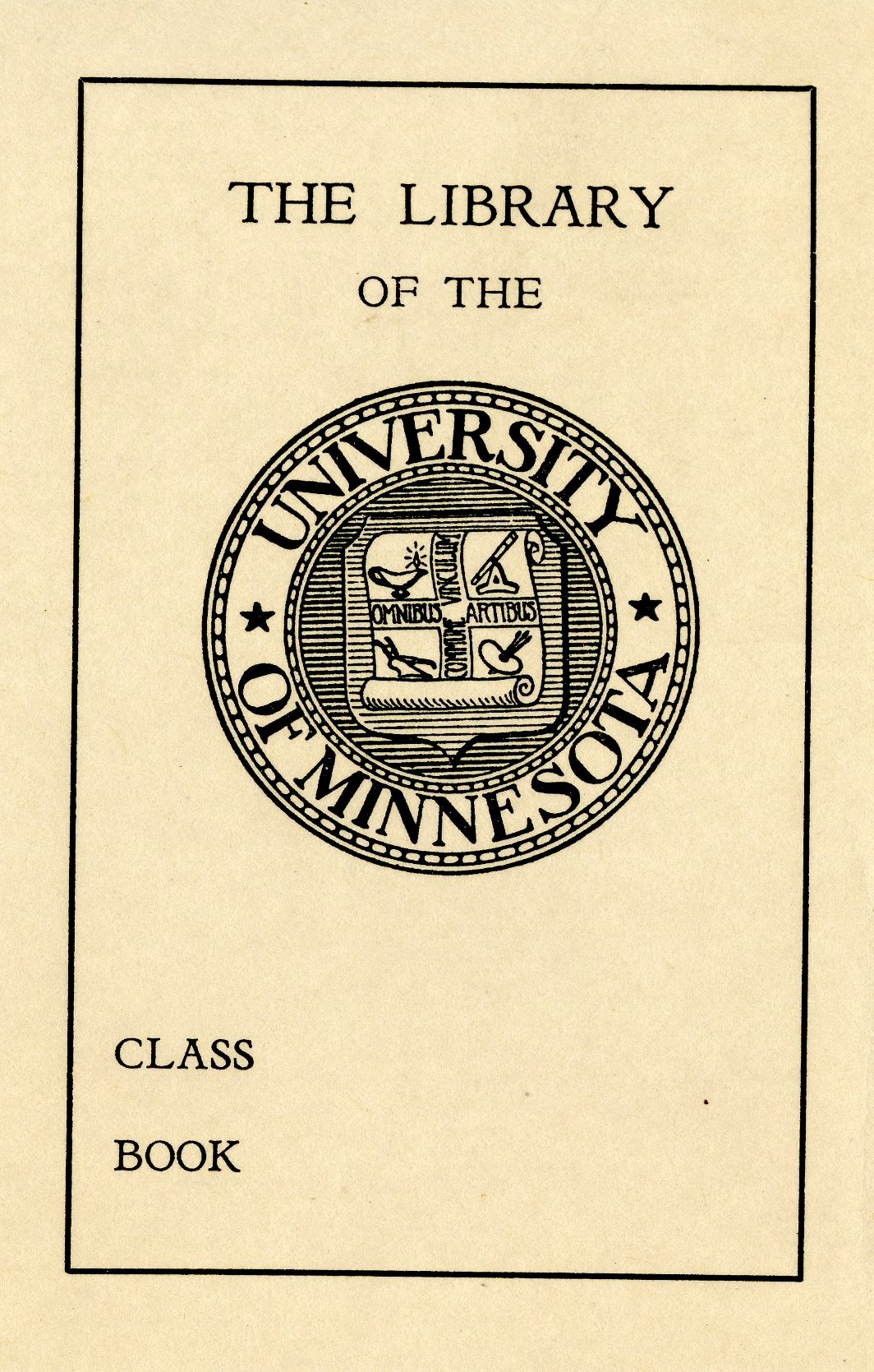 University of Minnesota Library Bookplate 