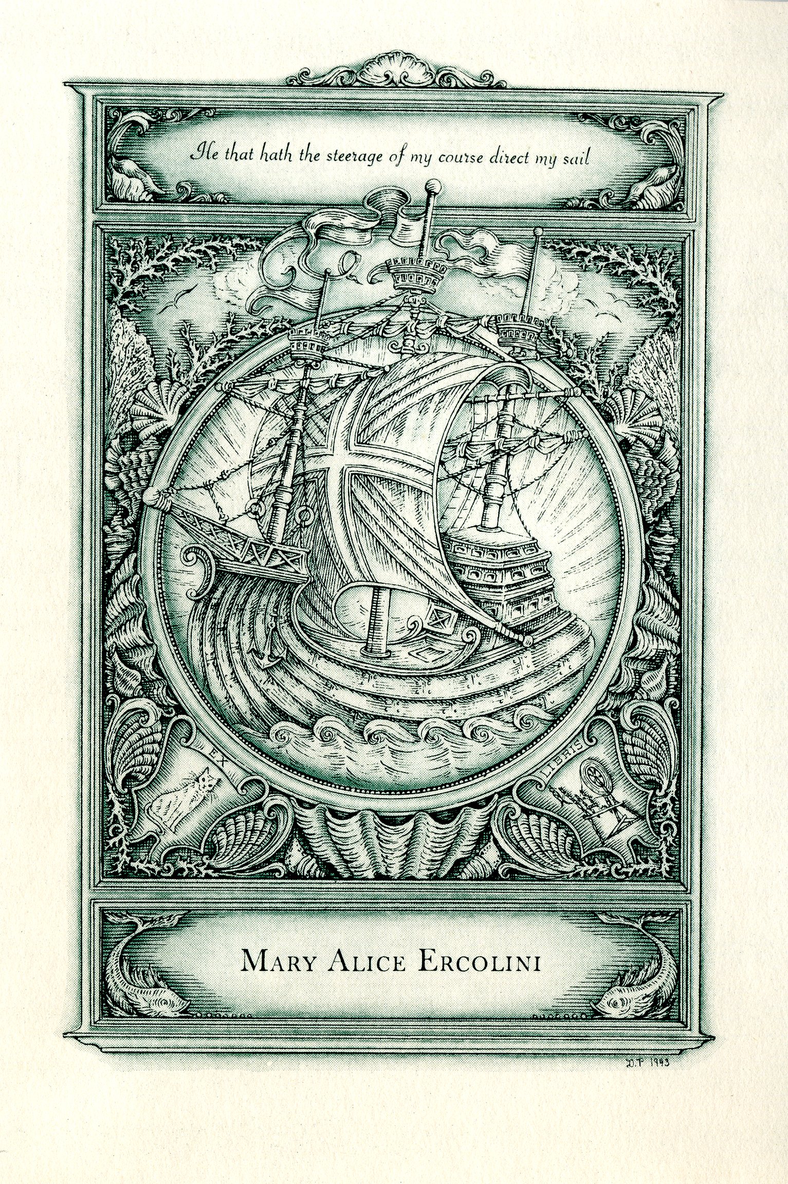 Mary Alice Ercolini Bookplate