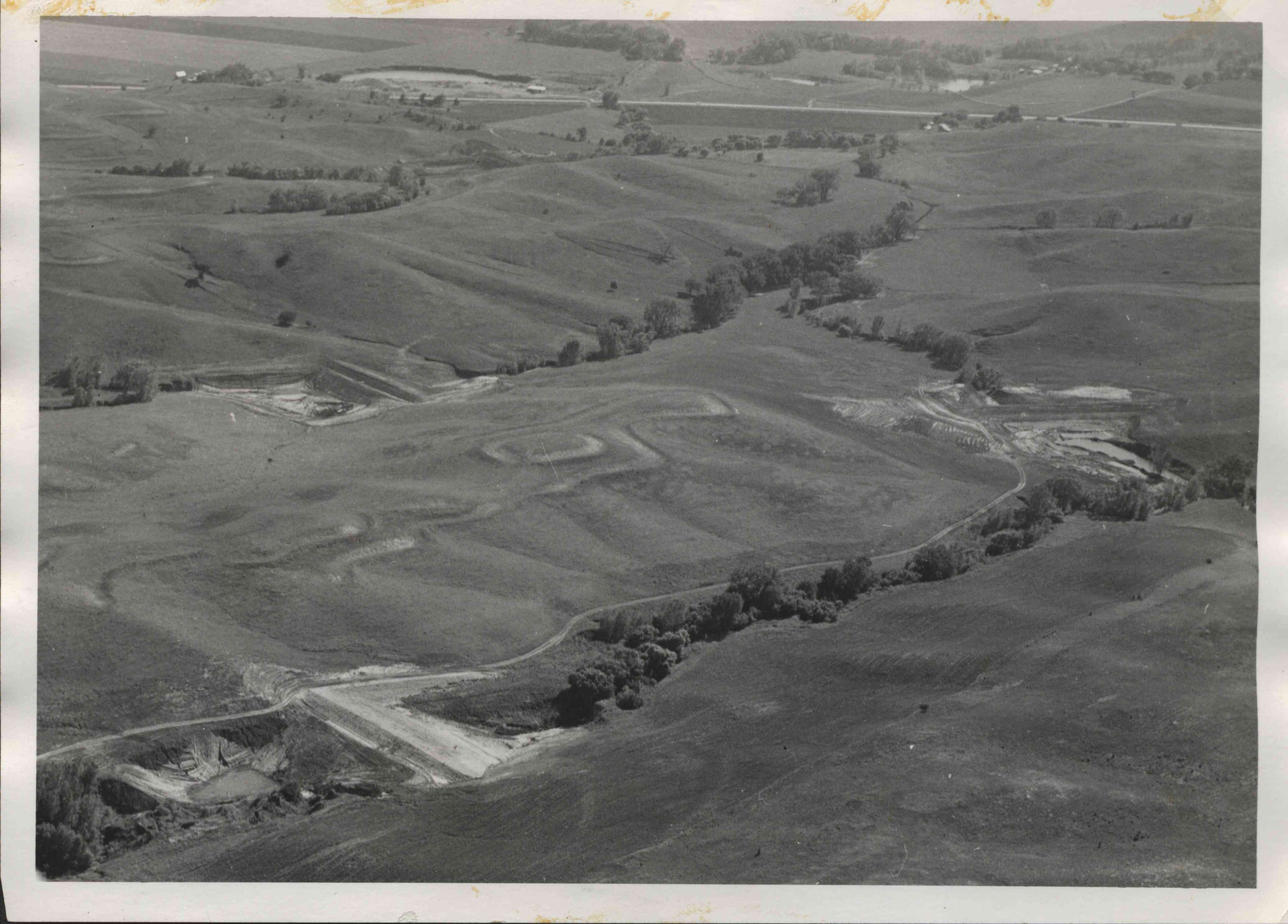 Three Gant Creek Watershed structures