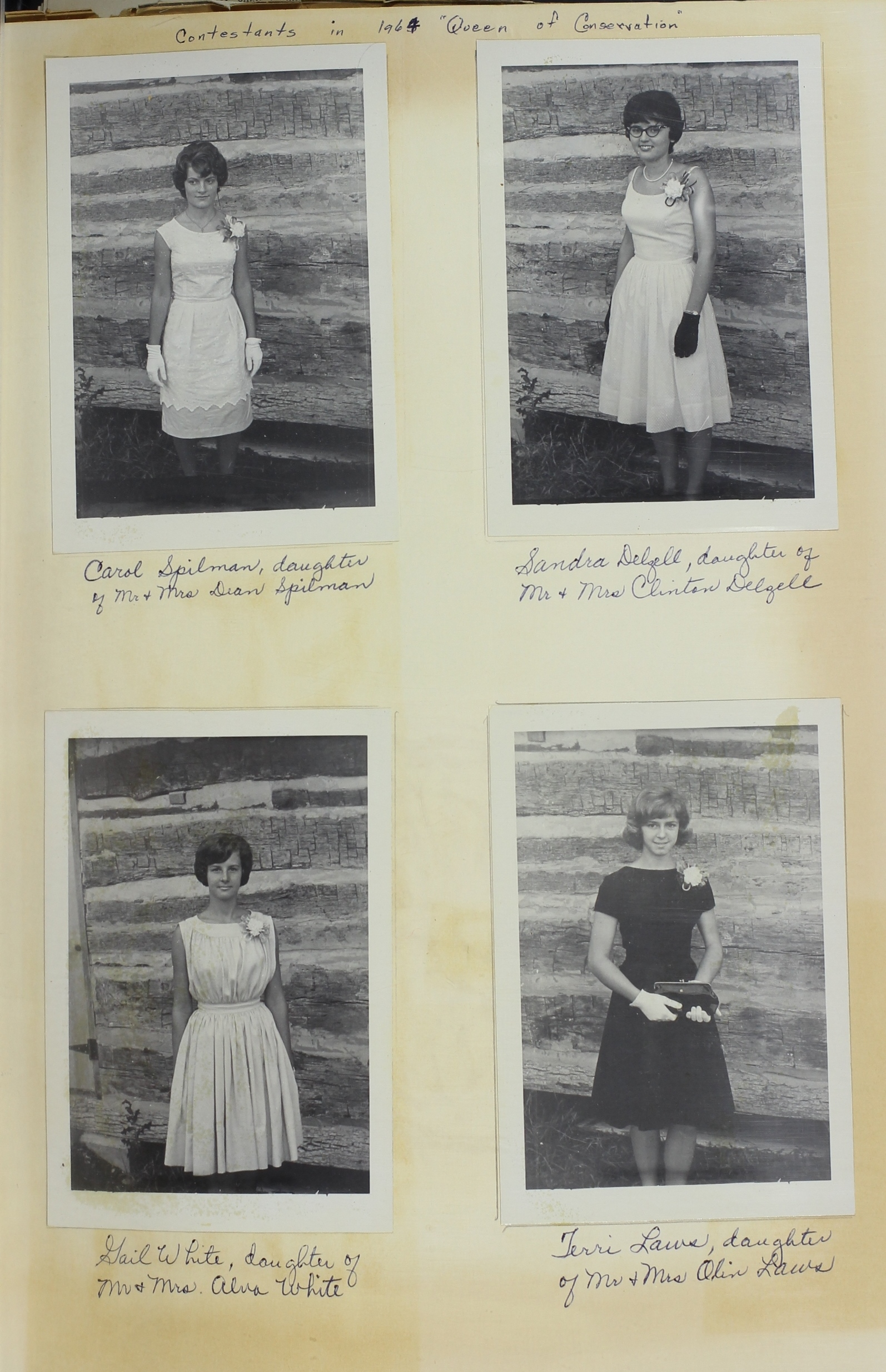 1964 Contestants in  Queen of Conservation Contest