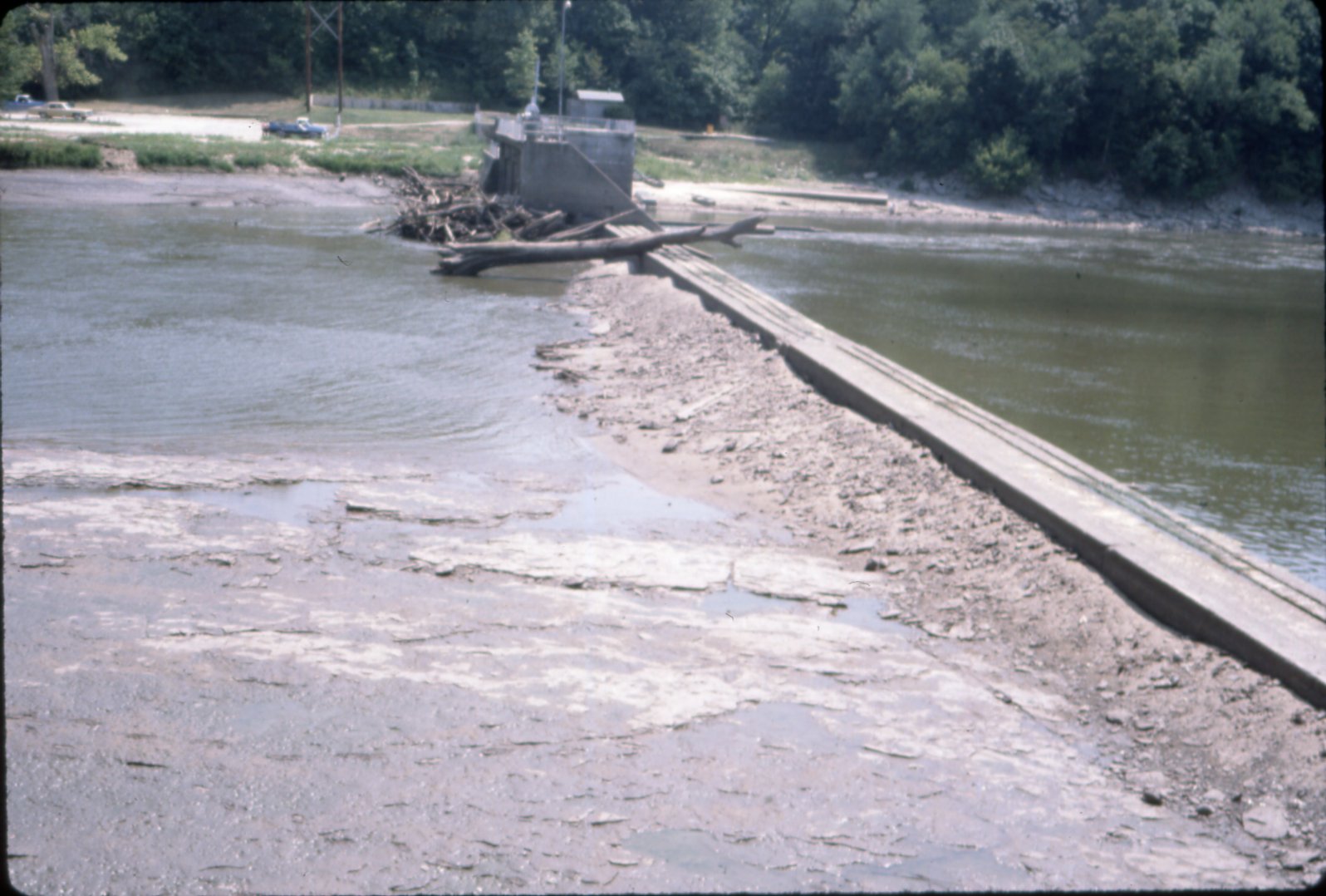 River dam