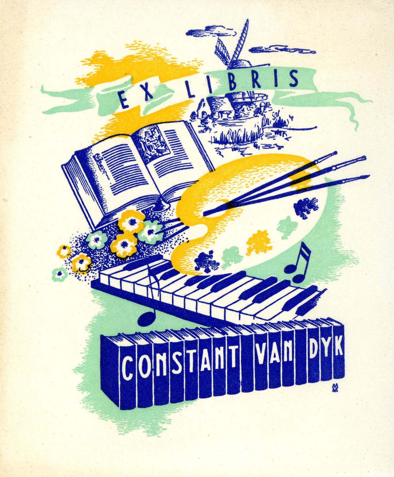 Constant Van Dyk Bookplate