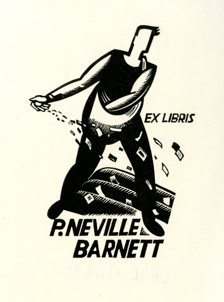 Percy Neville Barnett Bookplate 